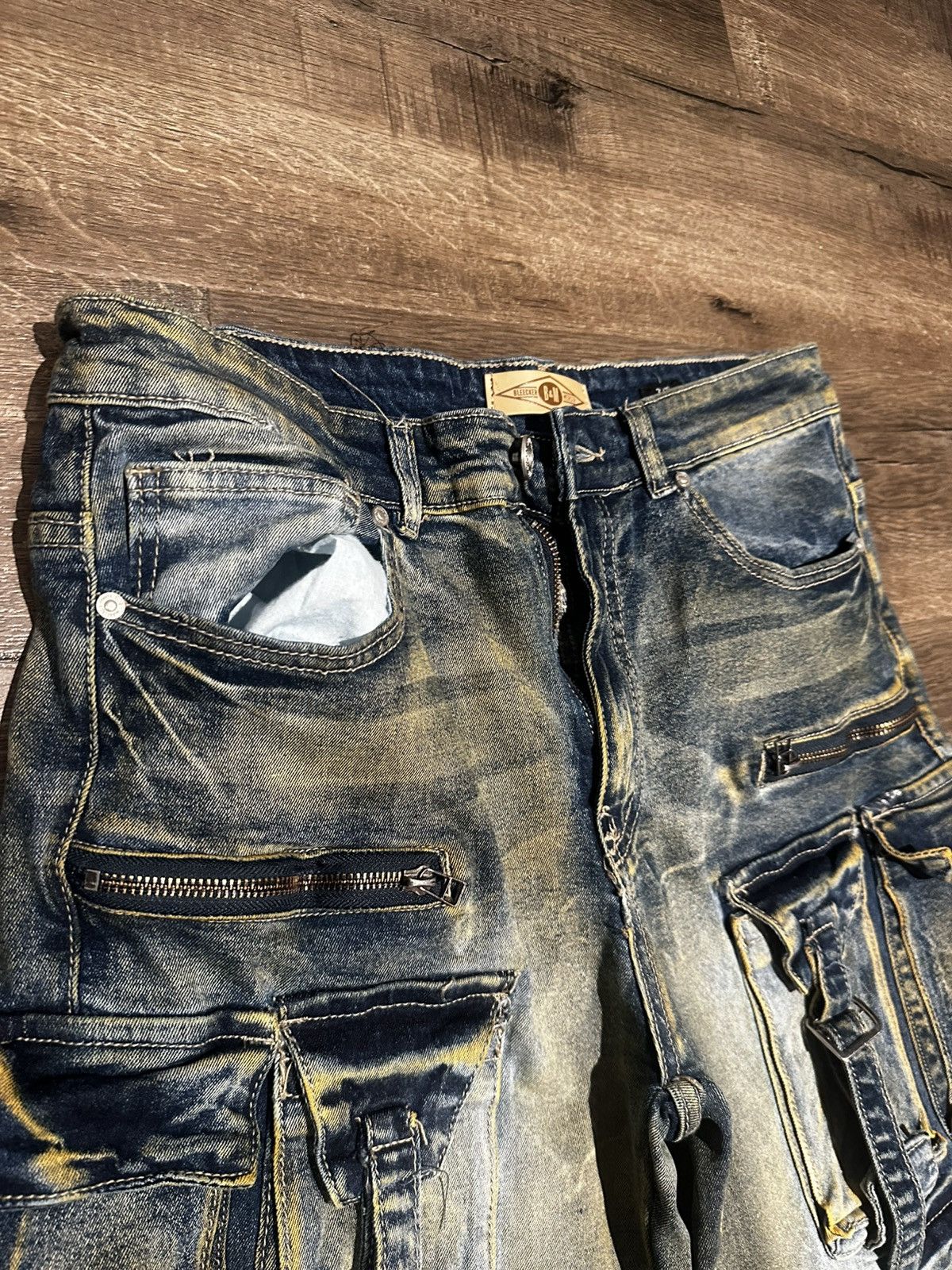 Diesel Blue Cargo Utility Denim Jeans w Diesel Finish Size US 32 / EU 48 - 5 Thumbnail