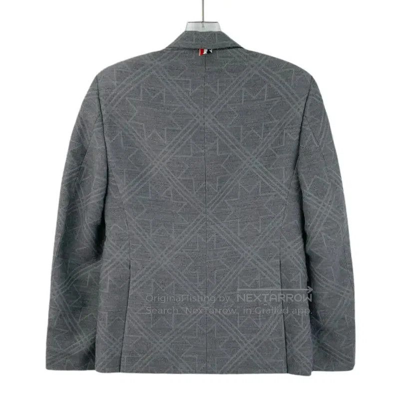 Thom Browne Thom Browne Gray Wool Men's Jacket . Size US S / EU 44-46 / 1 - 2 Thumbnail
