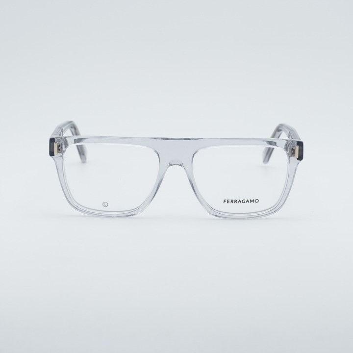 Salvatore Ferragamo Salvatore Ferragamo SF2997 050 Eyeglasses Crystal Grey 55mm Size ONE SIZE - 4 Thumbnail