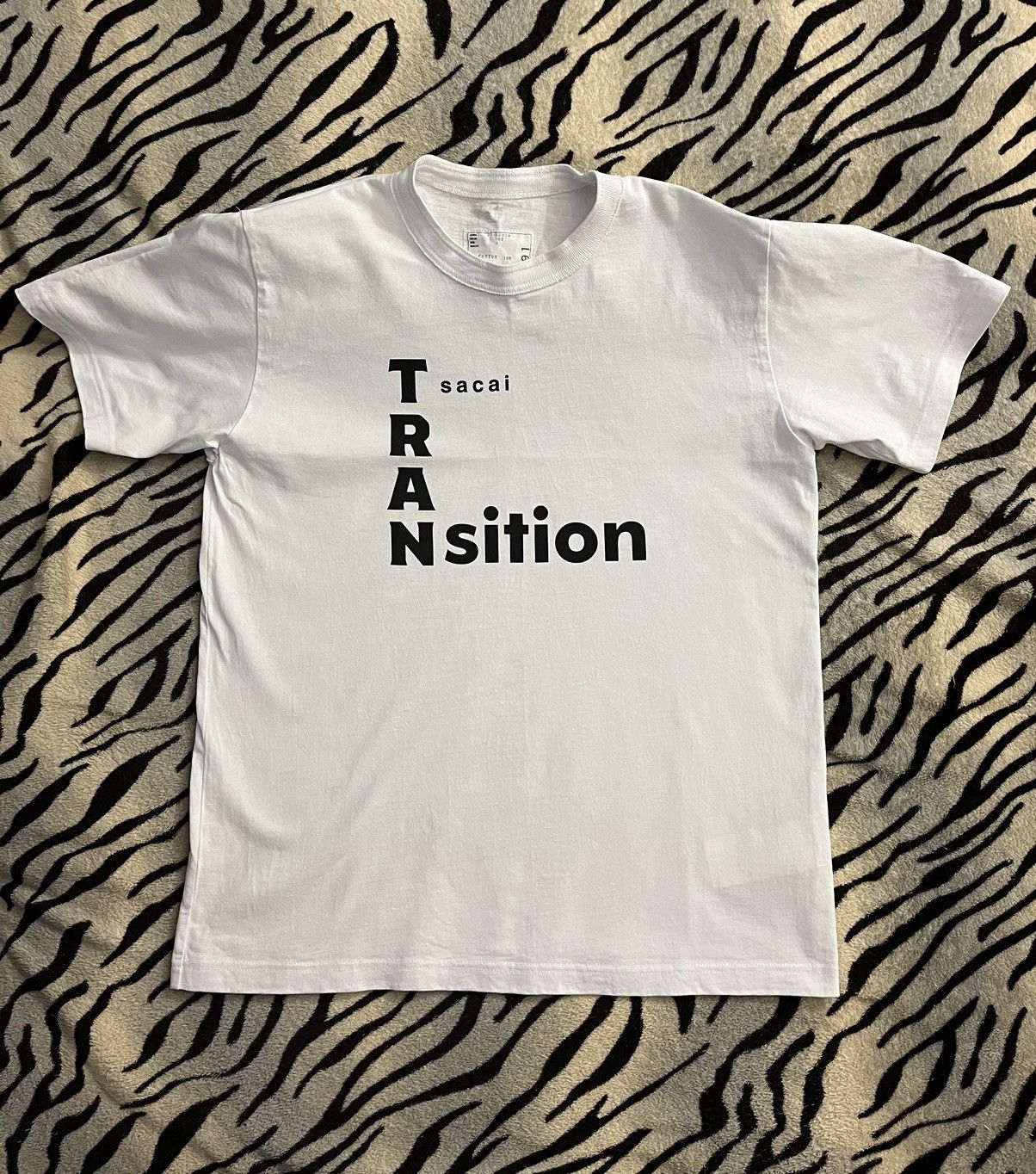 Japanese Brand × Luxury × Sacai Sacai Transition t shirt | Grailed