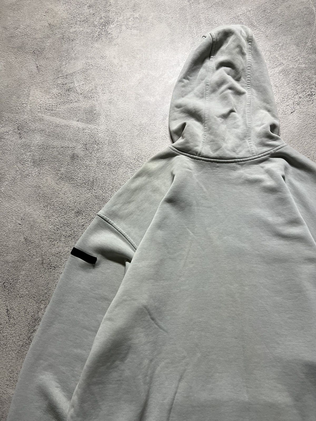 Vintage Vintage Y2k Nike 🩶 Faded Centre Mini Swoosh Hoodie 00’s Size US XL / EU 56 / 4 - 14 Thumbnail