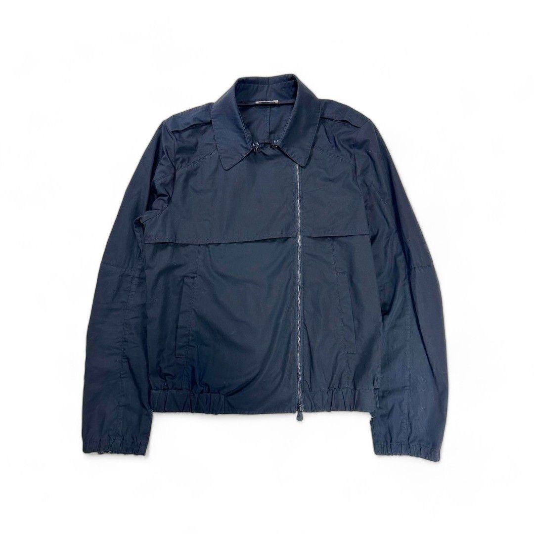 Bottega Veneta - 42 M cotton nylon jacket black military