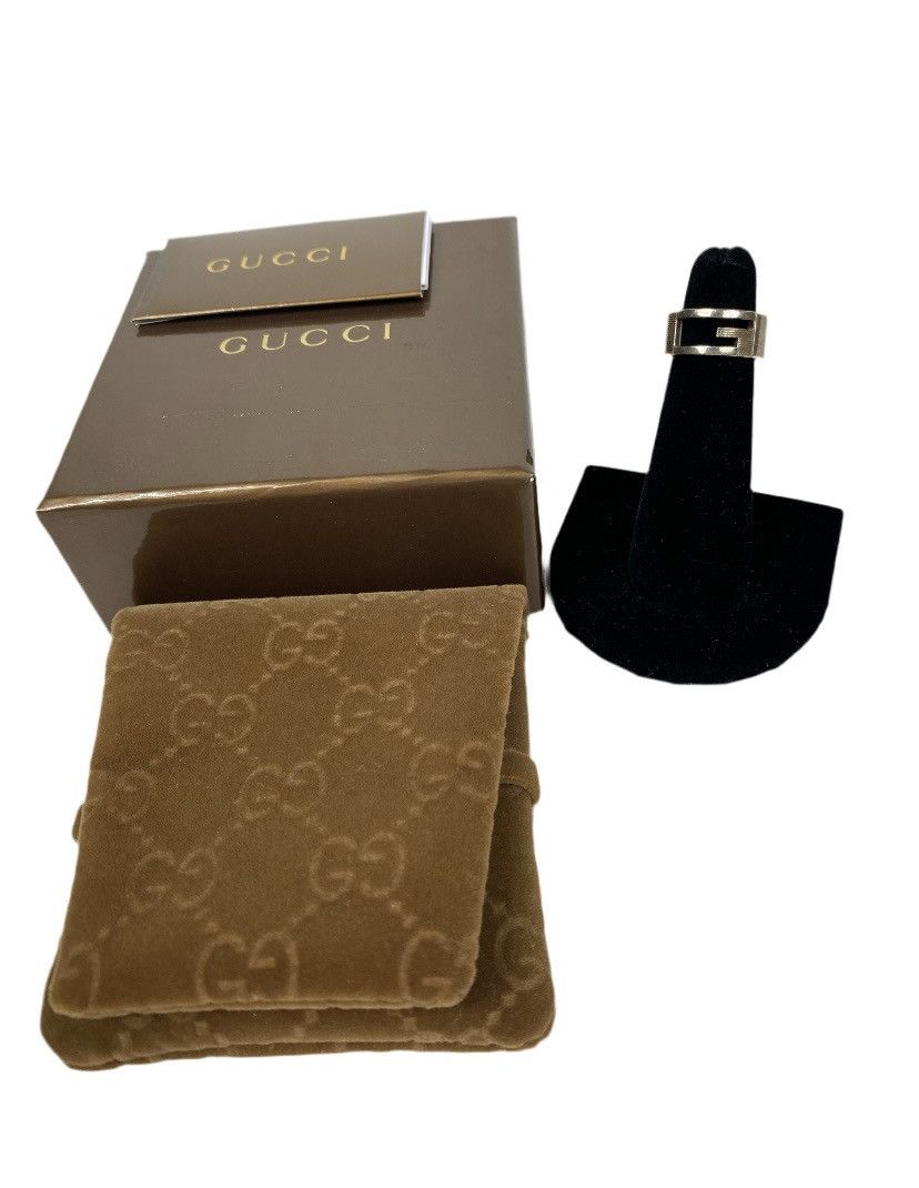 Gucci Gucci .925 Silver G Ring size IT 7 Size ONE SIZE - 1 Thumbnail