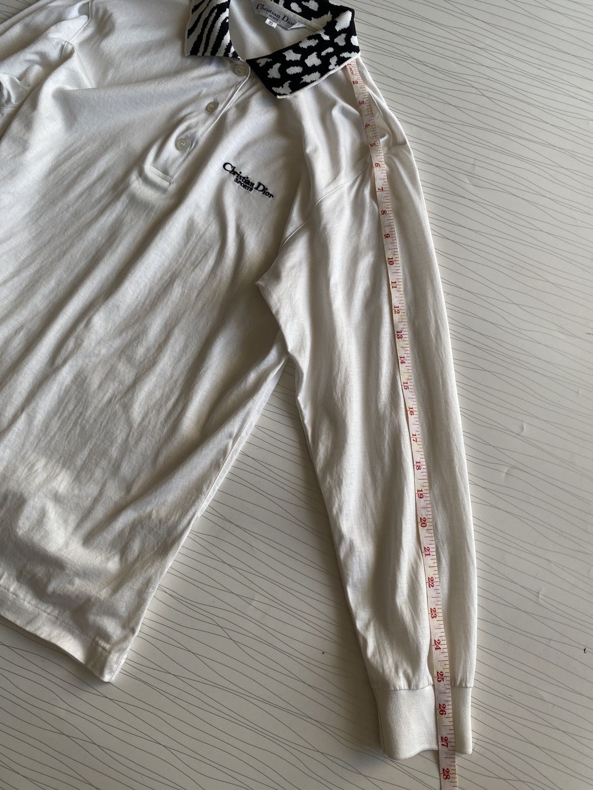 Christian Dior Monsieur Vintage Christian Dior Golf Long Sleeve Polo Tee Size US M / EU 48-50 / 2 - 14 Thumbnail