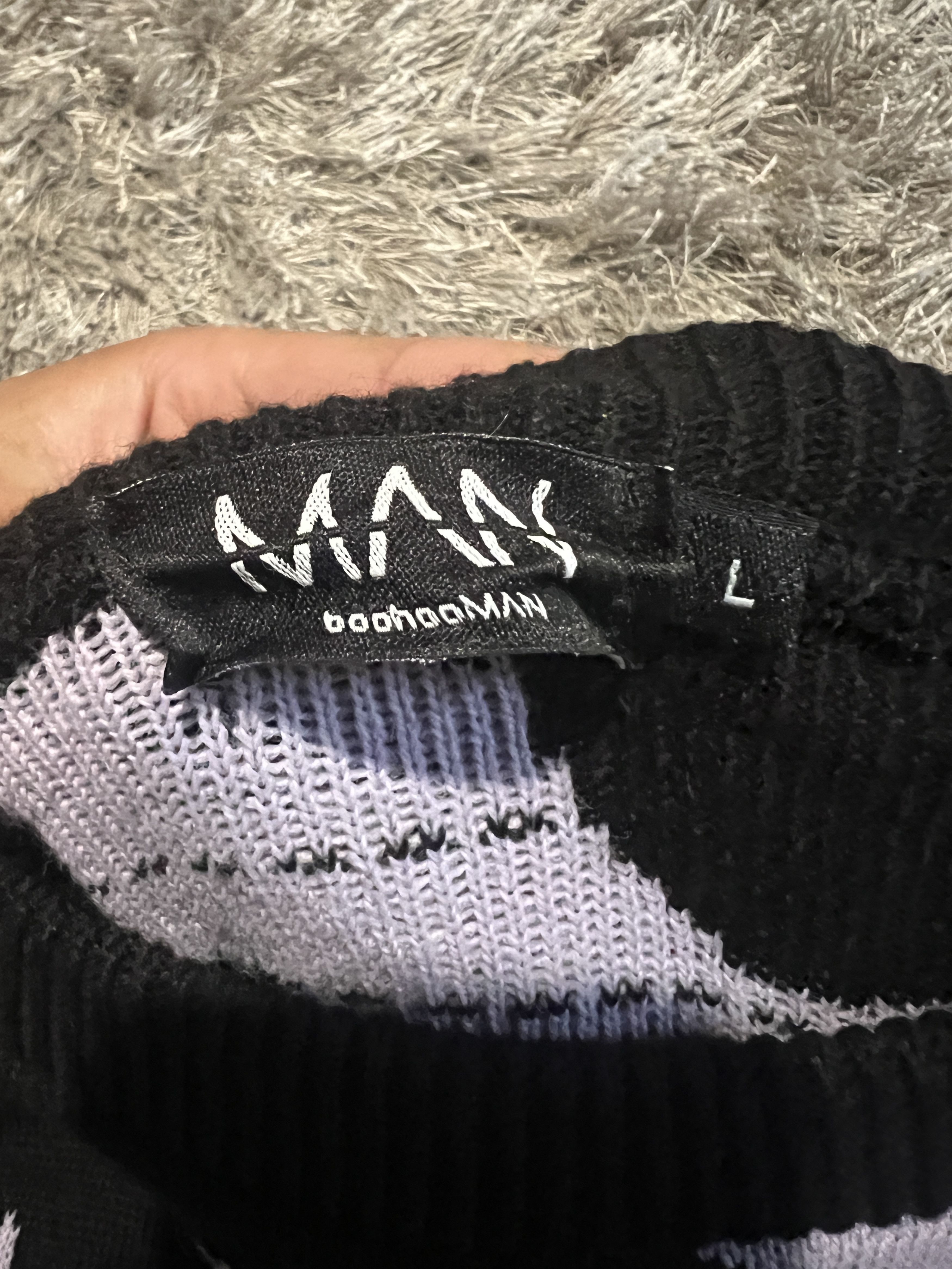 Boohoo BoohooMan Air Bubble Sweater Size US L / EU 52-54 / 3 - 2 Thumbnail