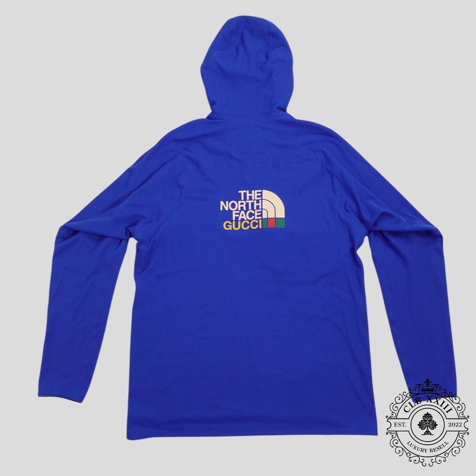 Gucci Gucci X The North Face Half Zip Pullover Hoodie in Blue Size US XL / EU 56 / 4 - 4 Thumbnail