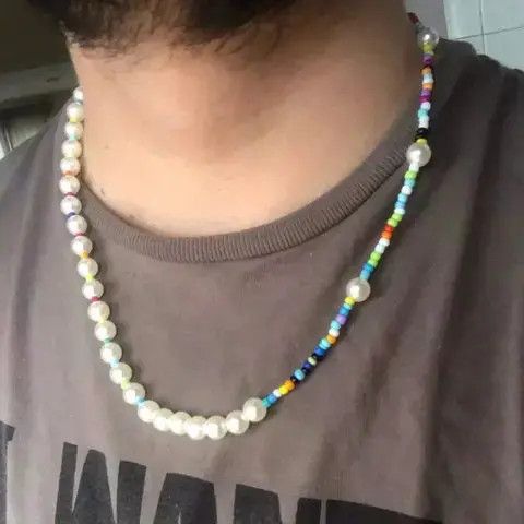 Jewelry Handmade Imitation Pearl Necklace Size ONE SIZE - 1 Thumbnail