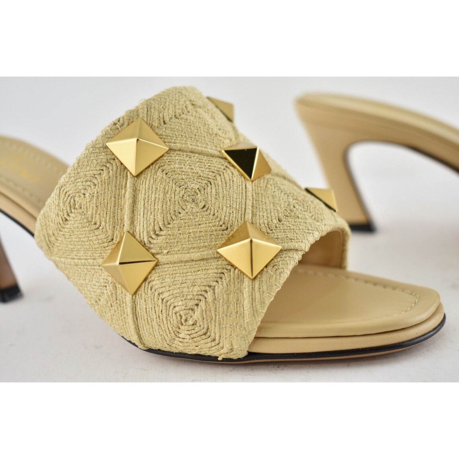 Valentino Rockstud Roman Stud Backless Mule Slide Heel Sandal 36 Size US 6 / IT 36 - 5 Thumbnail