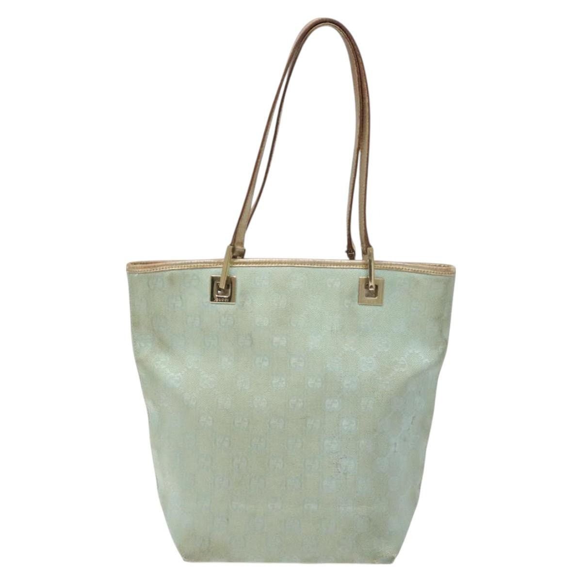 Gucci GUCCI GG Canvas Tote Bag Nylon Peppermint Gold 002 002 Size ONE SIZE - 2 Thumbnail
