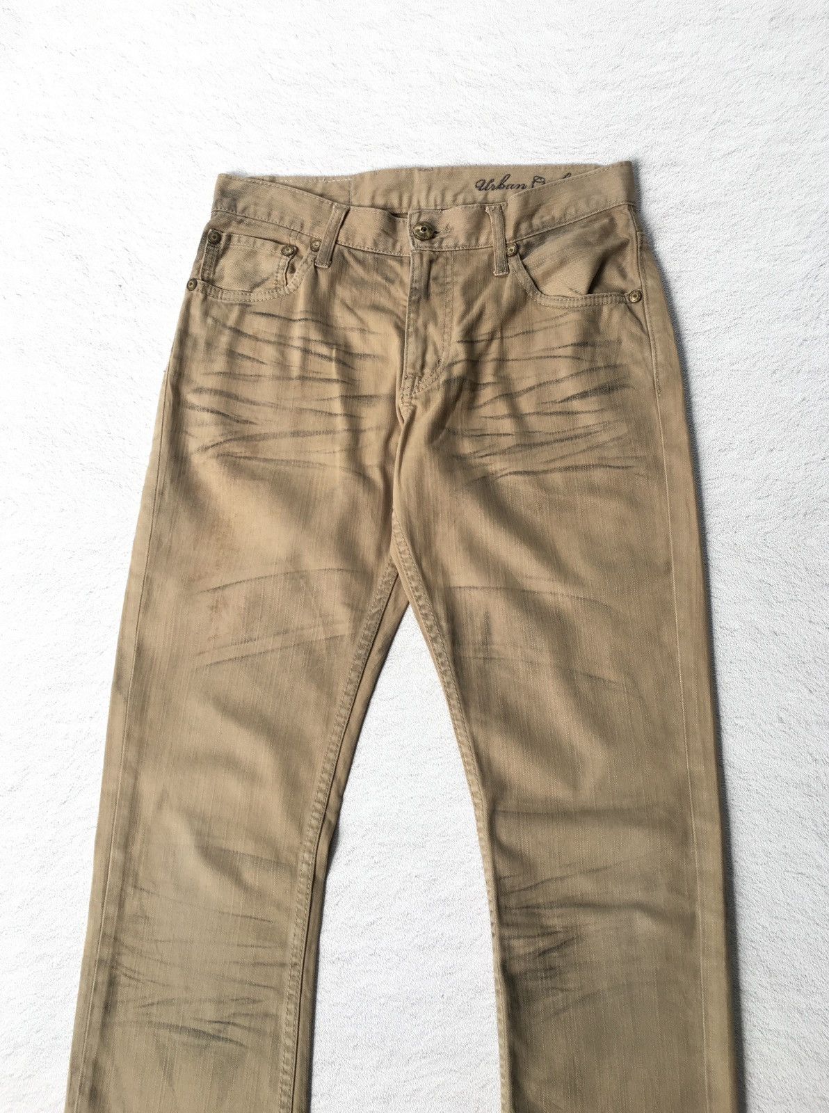 14th Addiction Urban Craft Acid Wash Flare Pants Size US 31 - 2 Thumbnail