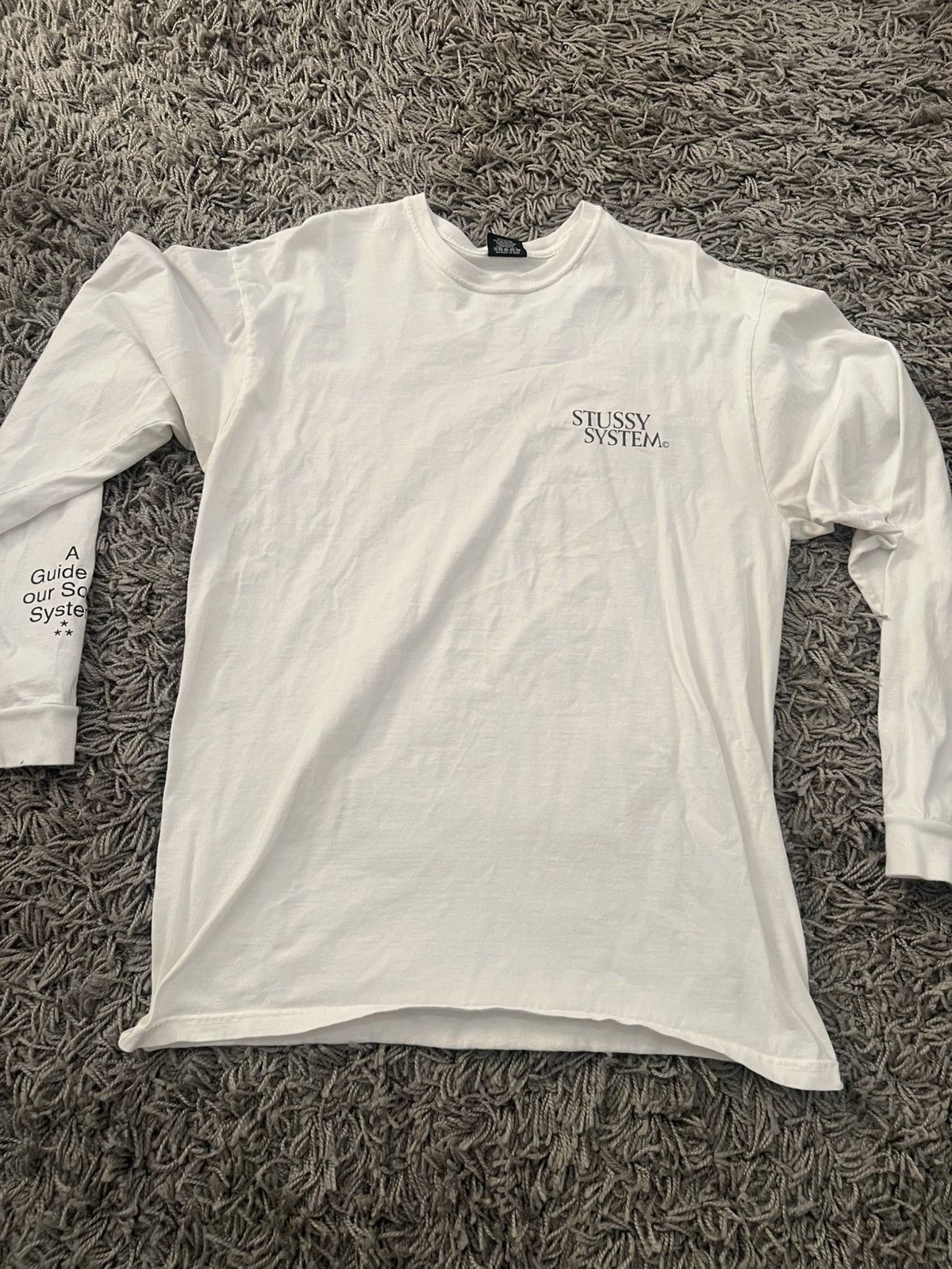 Stussy STUSSY Stüssy System Long Sleeve T-Shirt Size US L / EU 52-54 / 3 - 2 Thumbnail