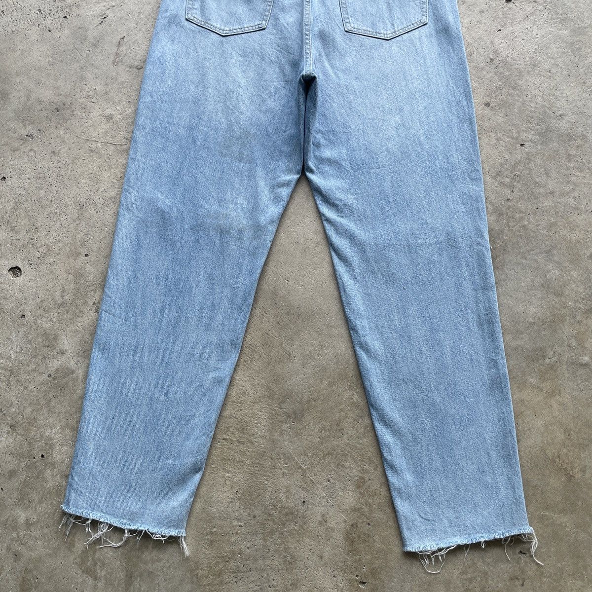 Japanese Brand W30 Vintage Japanese Ripped Release Hem Jeans Faded Pants Size US 30 / EU 46 - 9 Thumbnail