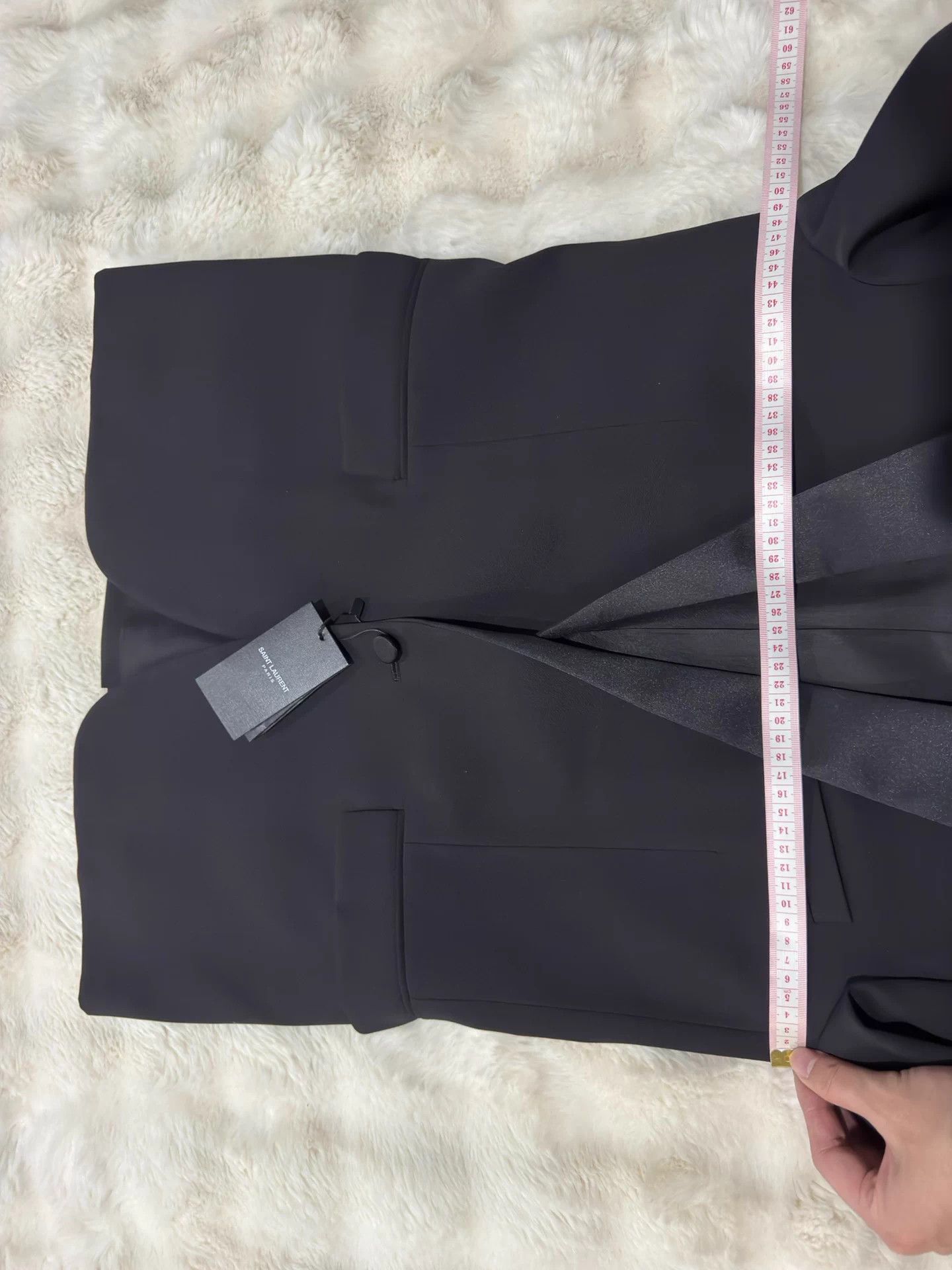 Saint Laurent Paris Saint Laurent YSL Wool Tuxedo Jacket - Size 40 - New w/ Tags Size S / US 4 / IT 40 - 6 Thumbnail