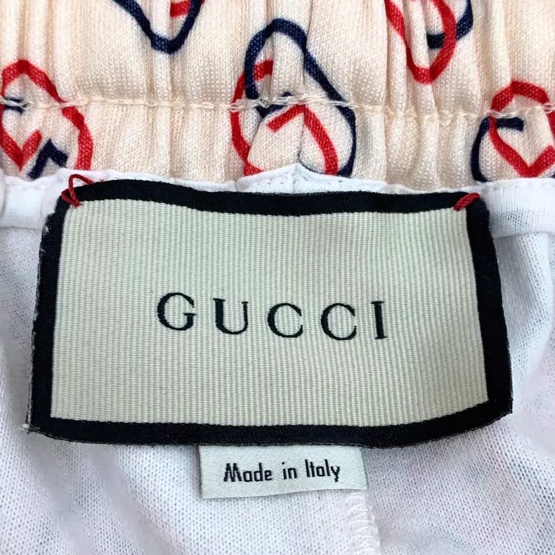 Gucci Gucci Size M Color-blocked striped double G full-print cot Size 42" / US 20 - 6 Thumbnail