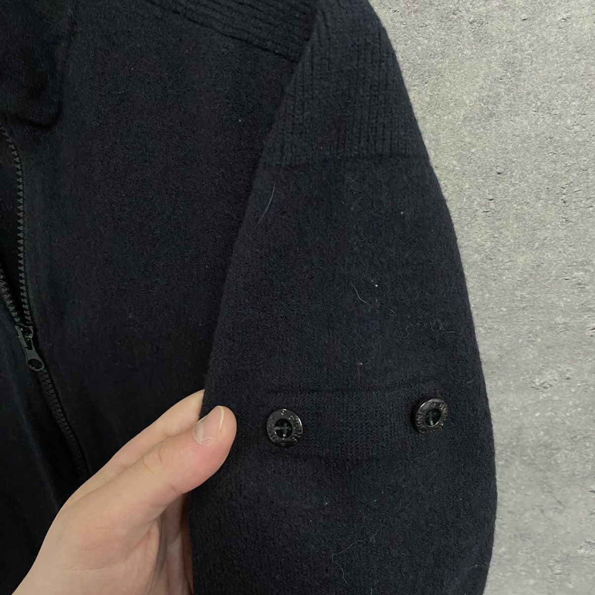 Stone Island Stone Island Wool Full Zip Hoodie Size US S / EU 44-46 / 1 - 6 Thumbnail
