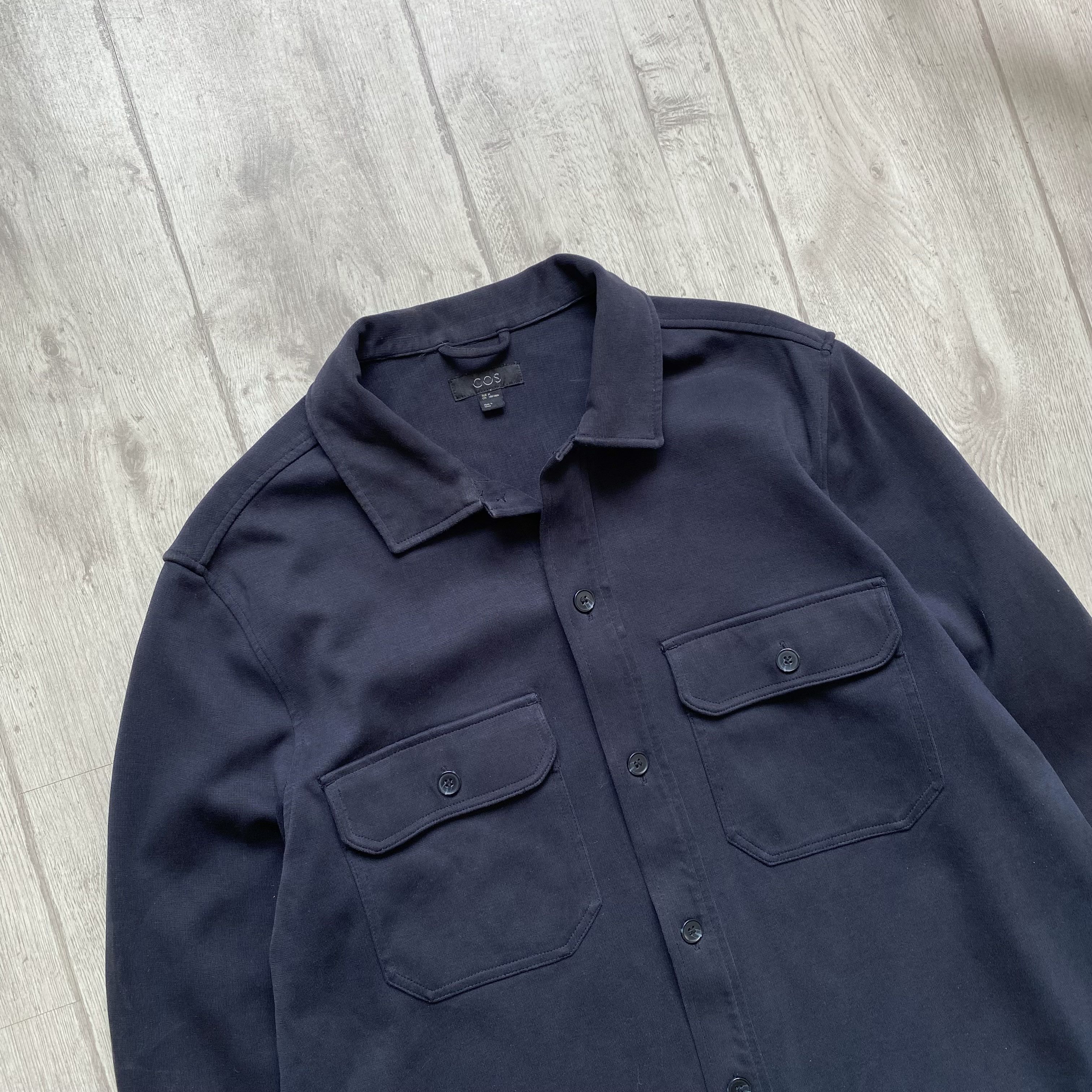 Cos 💎 Heavy Shirt COS Overshirt Button Up jacket distressed Size US M / EU 48-50 / 2 - 2 Thumbnail