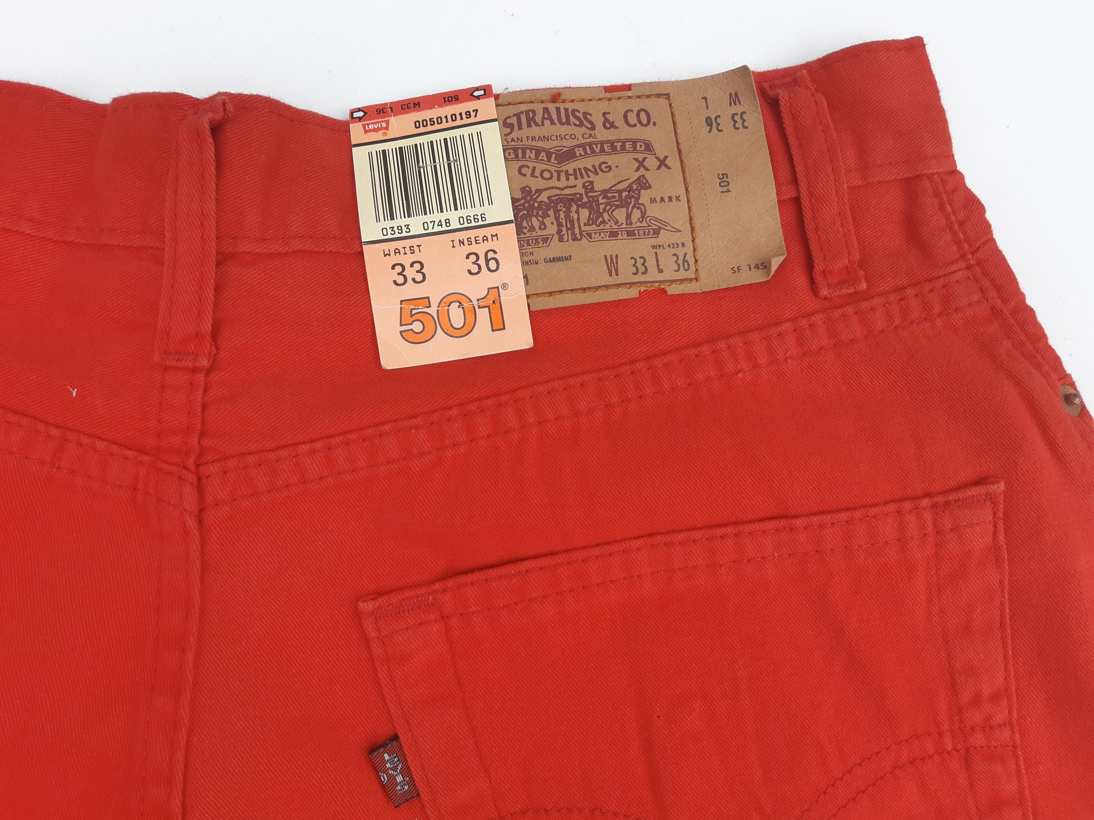 Levi's Vintage 90s LEVIS 501 Jeans USA size W33/L36 NWT Size US 33 - 4 Thumbnail