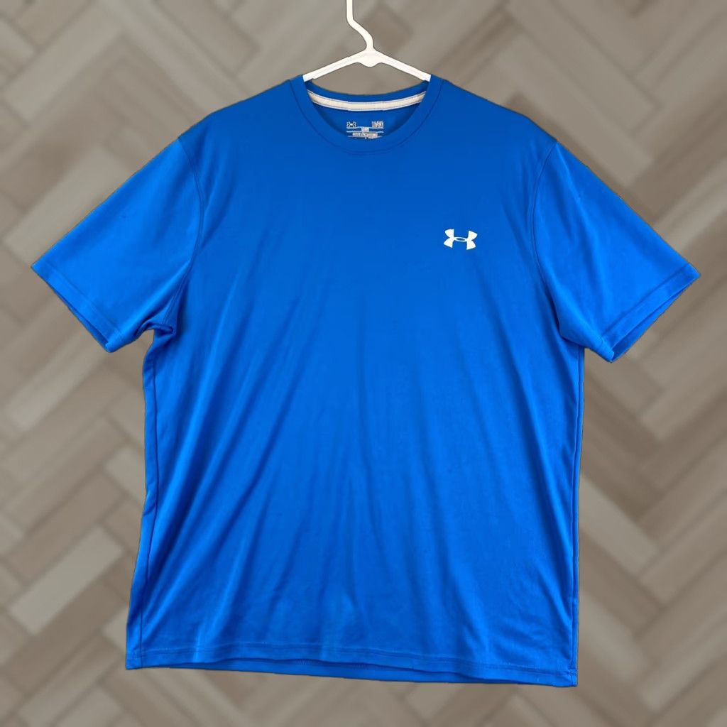 Under Armour Under Armour Dri Fit High Performance Turquoise Logo T Shirt Size L 54-15 / Regular Men 56? 0 Size US L / EU 52-54 / 3 - 1 Thumbnail