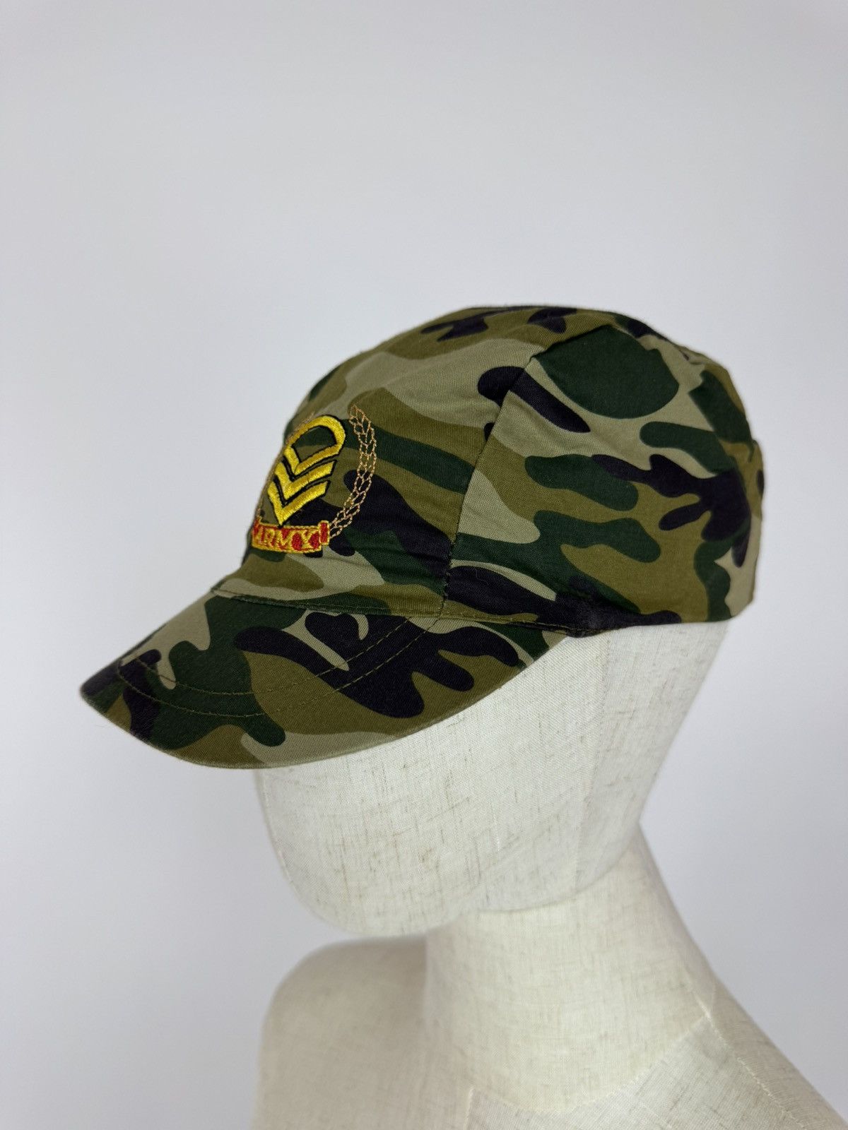 Vintage ARMY VINTAGE CAP 3 Panel Camouflage Military Cap Amekaji Size ONE SIZE - 2 Thumbnail