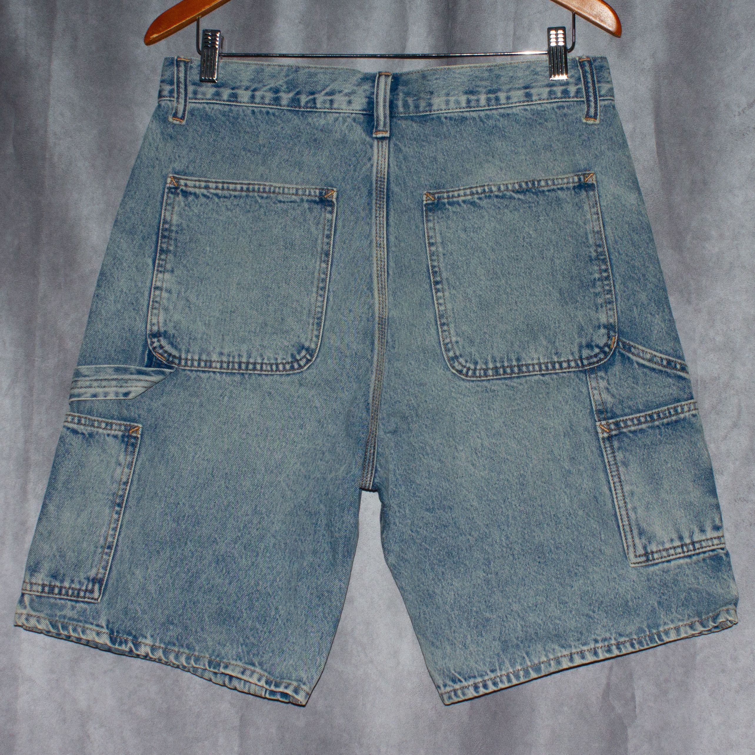 Gap Double Knee Denim Shorts / Jorts Size US 32 / EU 48 - 2 Thumbnail