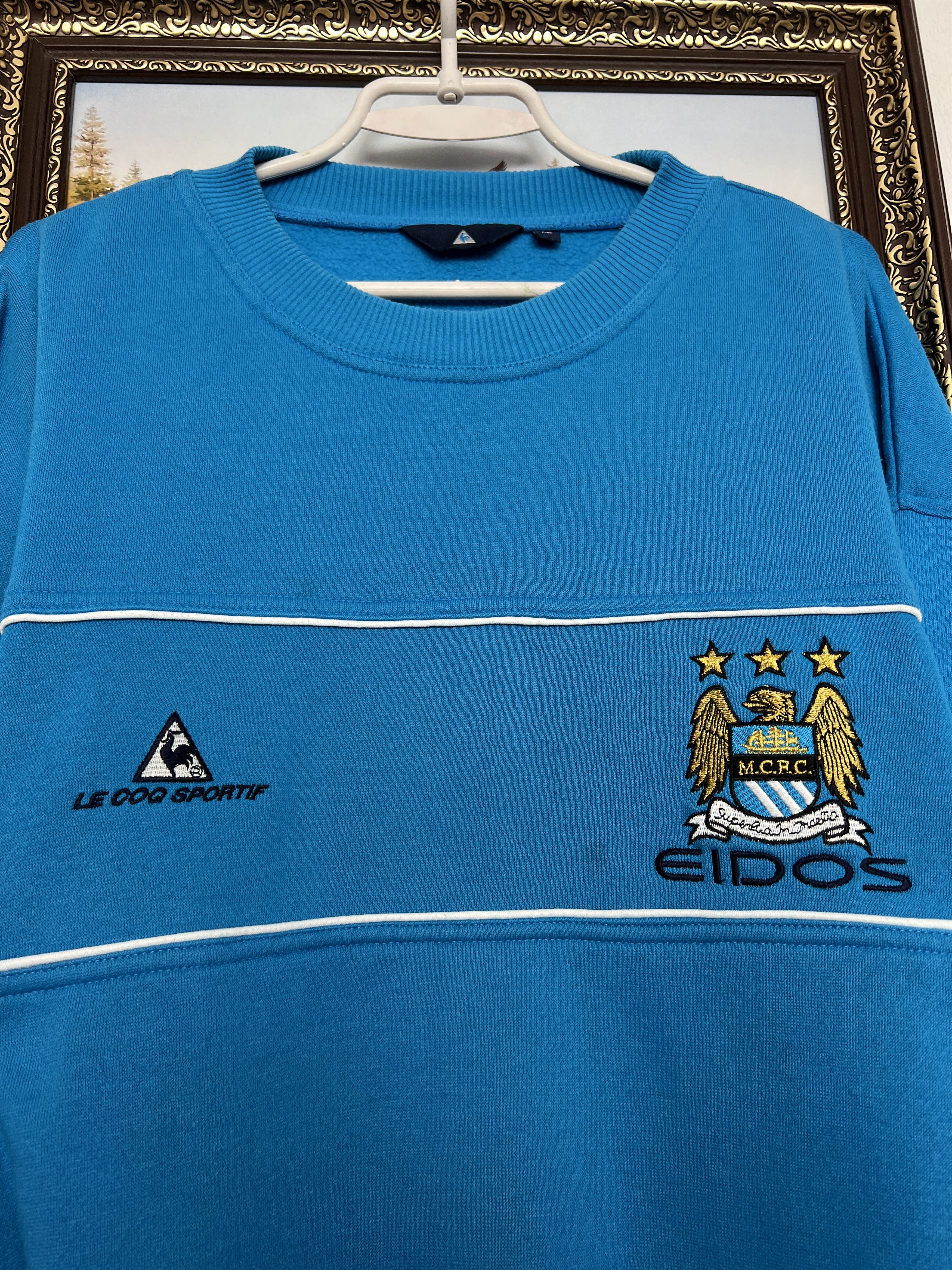 Vintage Vintage Manchester City Football Sweatshirt Soccer Crewneck Size US XL / EU 56 / 4 - 3 Thumbnail