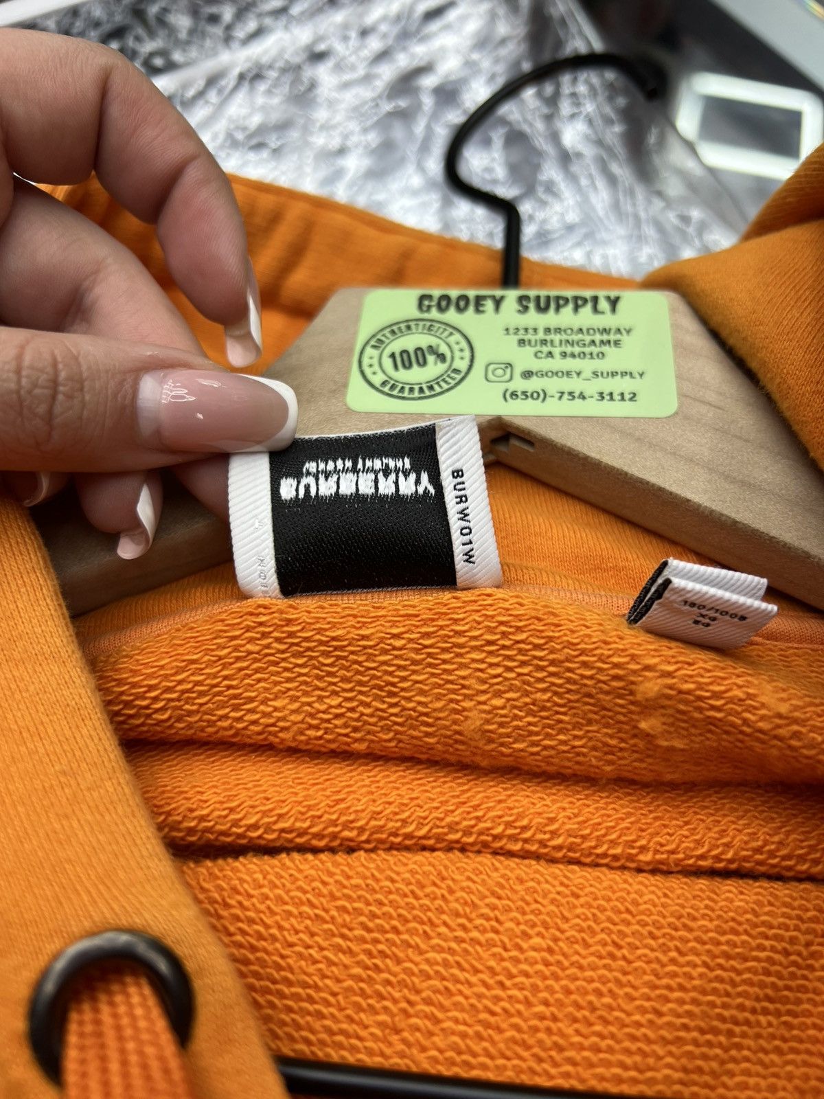 Burberry Burberry Orange Pullover Hoodie Size US XL / EU 56 / 4 - 11 Thumbnail