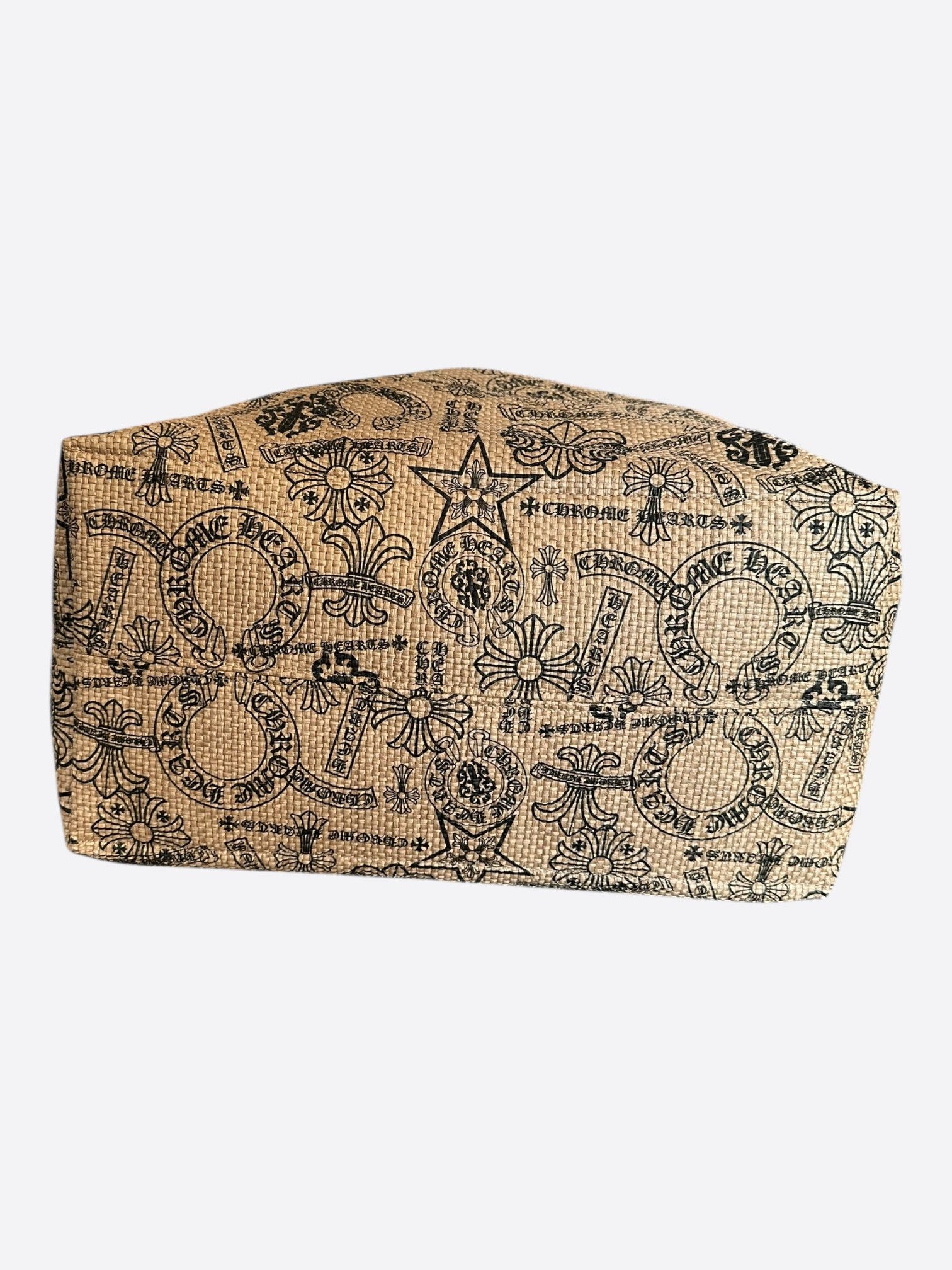 Chrome Hearts Beige & Black Miami Exclusive Stencil Beach Tote Bag Size ONE SIZE - 5 Thumbnail