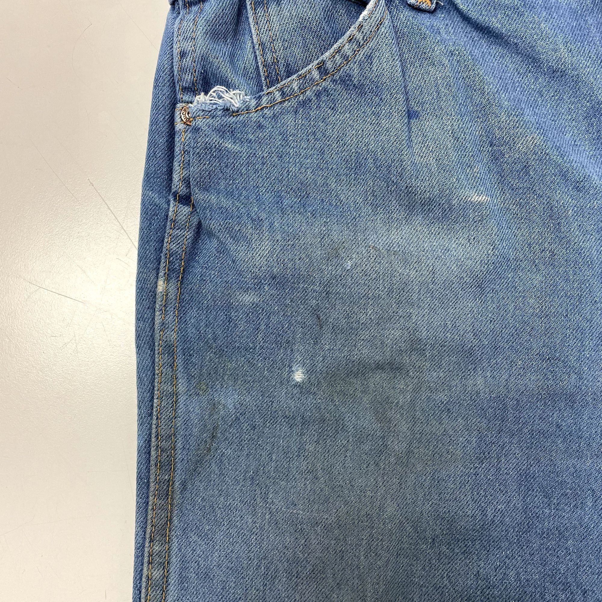 Sears Vtg Sears Roebucks DISTRESSED Blue Jeans Work Pants Size US 34 / EU 50 - 10 Thumbnail