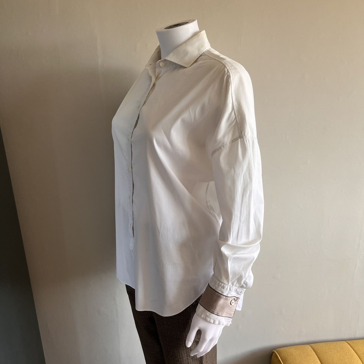 Brunello Cucinelli Brunello Cucinelli Stretch Shirt Size L / US 10 / IT 46 - 10 Thumbnail