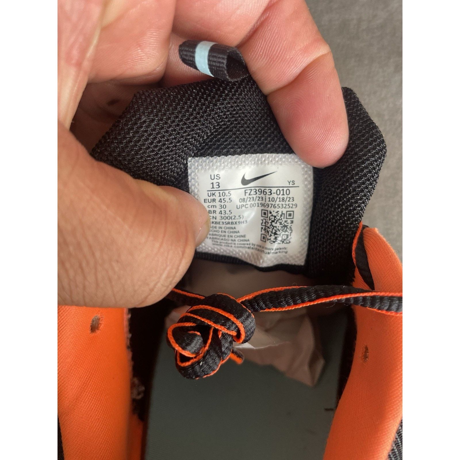 Nike Size 11.5m/13w-Nike Air Zoom Vomero 5 Blue Gaze Total Orange Size US 11.5 / EU 44-45 - 6 Thumbnail