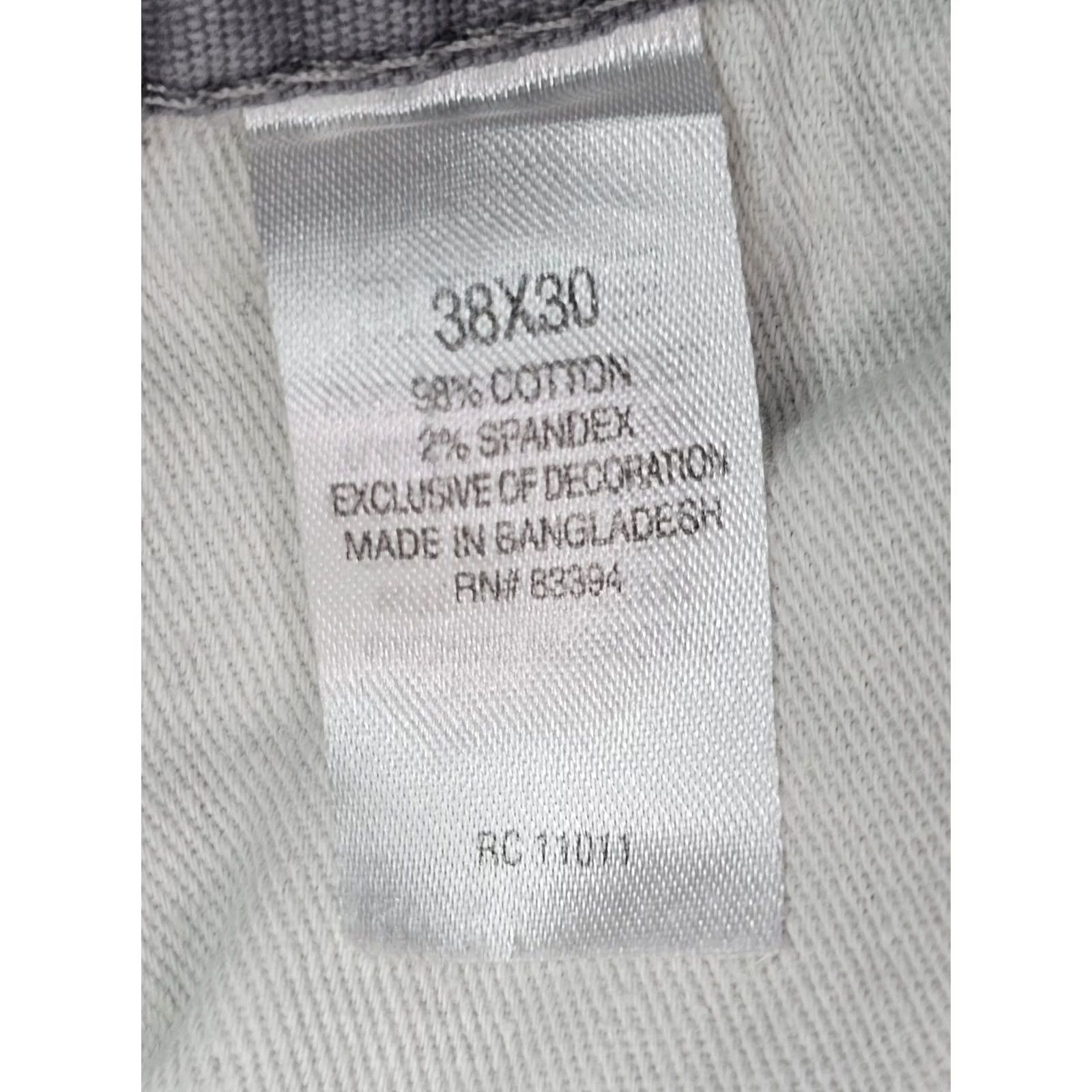 Denime Ridgecut Toughwear Jeans Mens 36x27 Gray Denim Straight Work Cotton Size US 36 / EU 52 - 7 Thumbnail