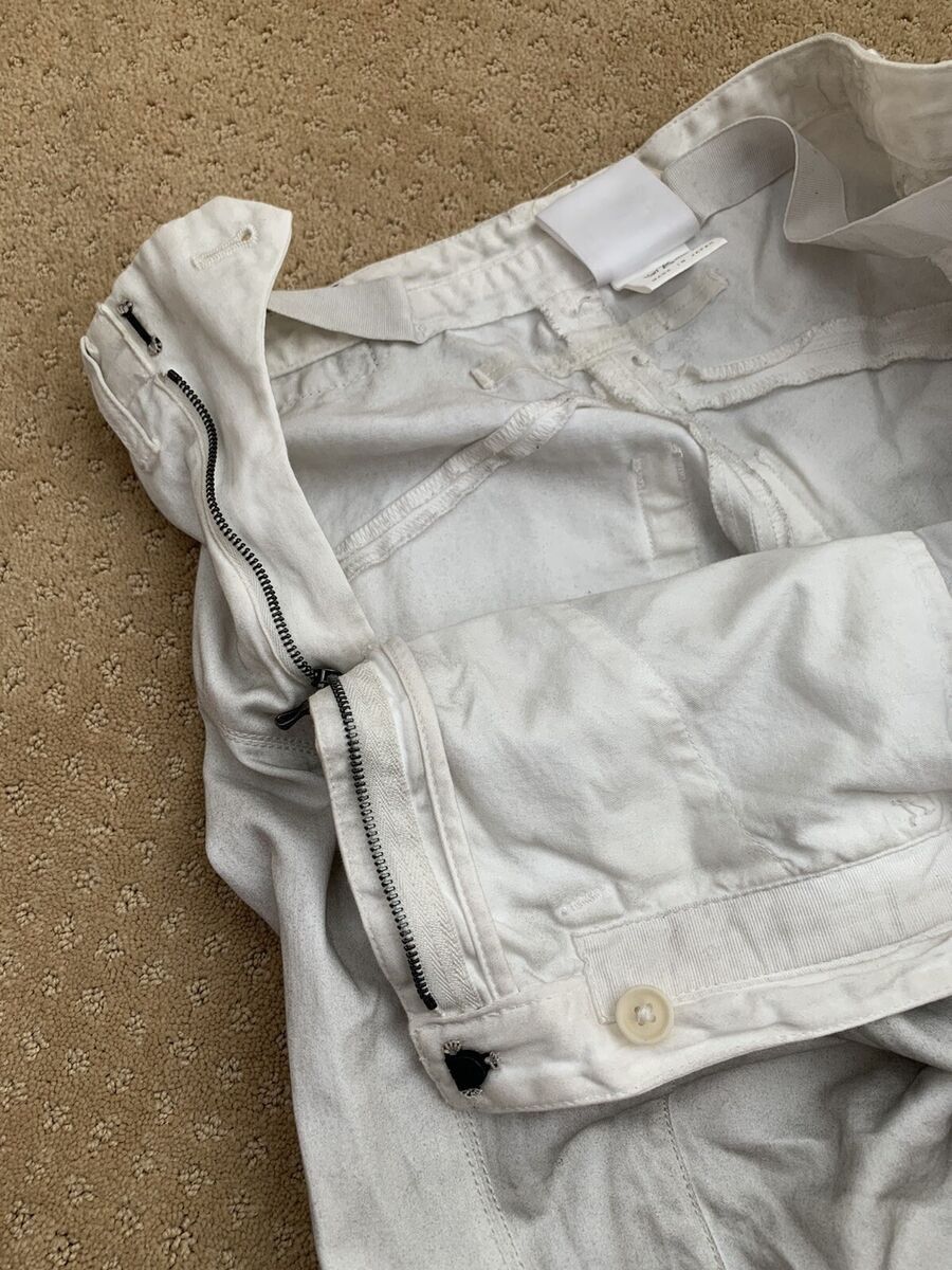 Julius Julius Ghost SS14 Asymmetrical Front Wrap Pants White Size US 31 - 5 Thumbnail