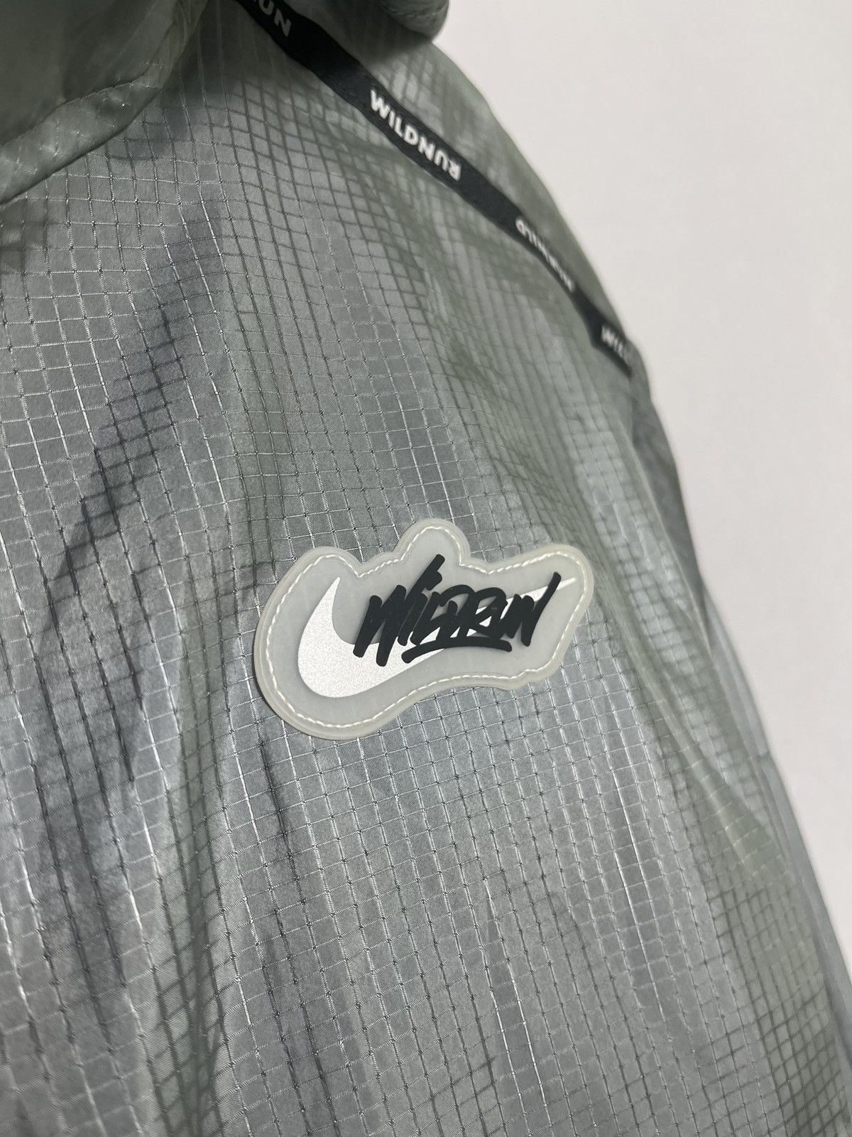 Nike Nike Repel Wild Run Mens Jacket Gray Full Zip Ultralight Size US M / EU 48-50 / 2 - 7 Thumbnail