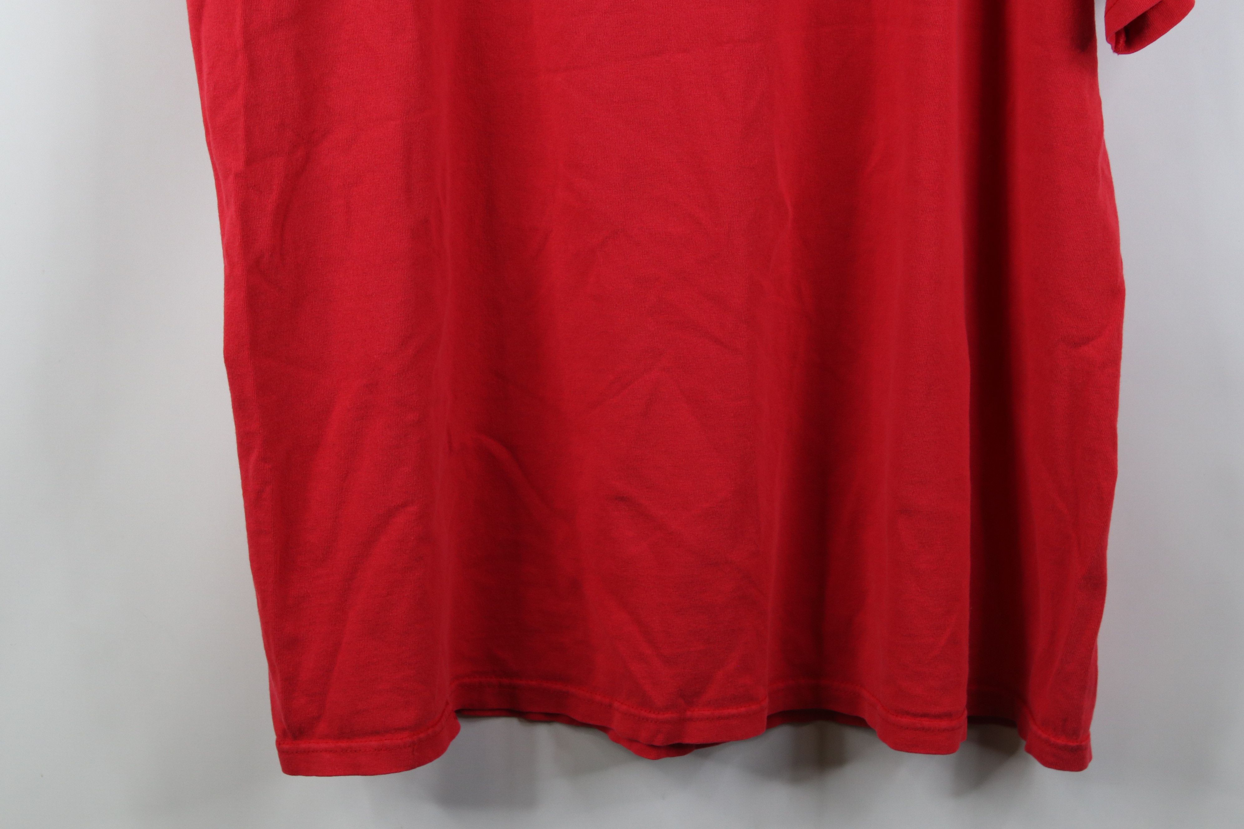 Nike Vintage Nike Center Swoosh Ohio State University T-Shirt Size US XL / EU 56 / 4 - 15 Thumbnail