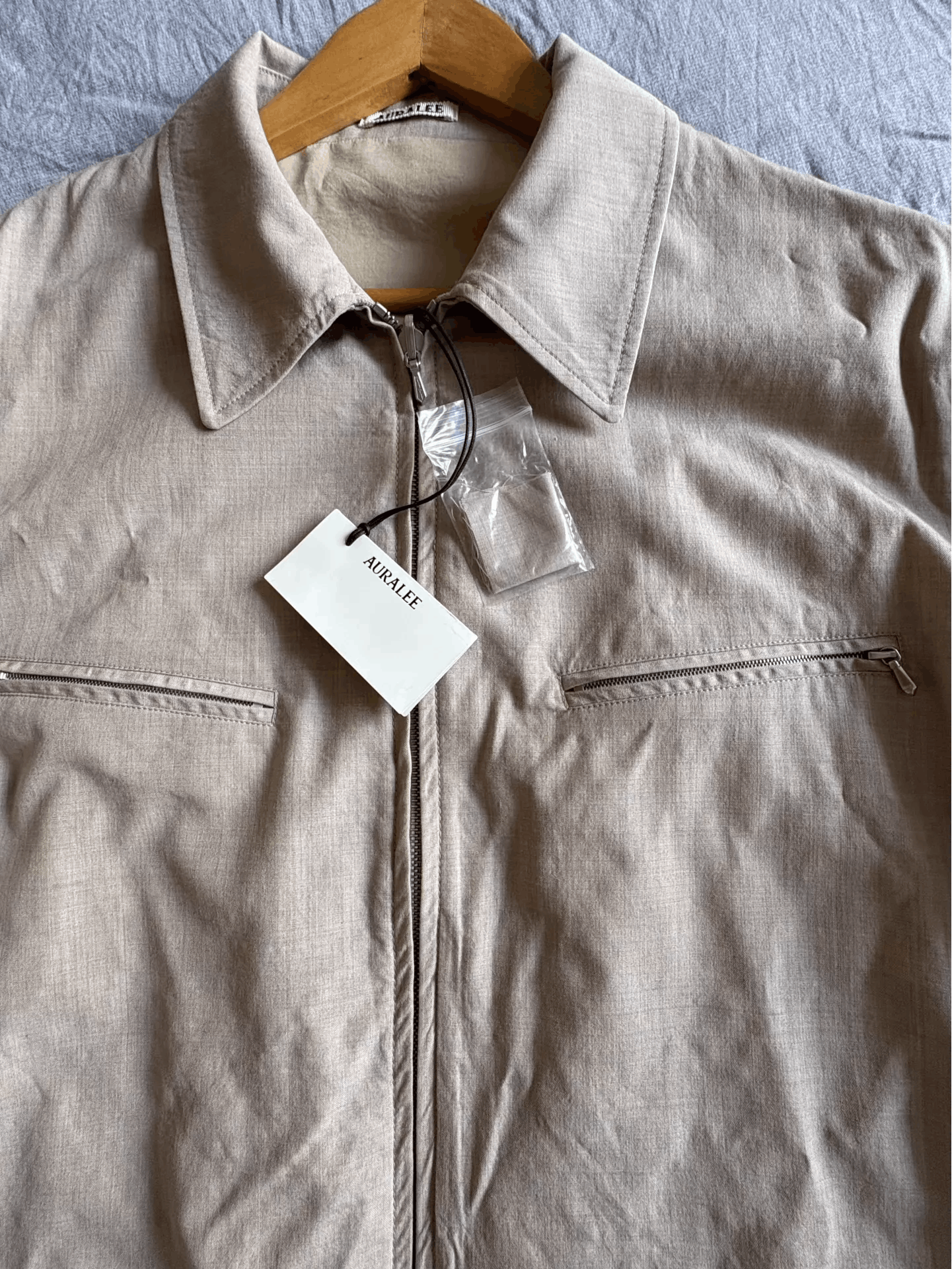 Auralee Rare AURALEE 24SS Pleated Washed Wool Poplin Blouson RIRI Size US XXL / EU 58 / 5 - 2 Thumbnail