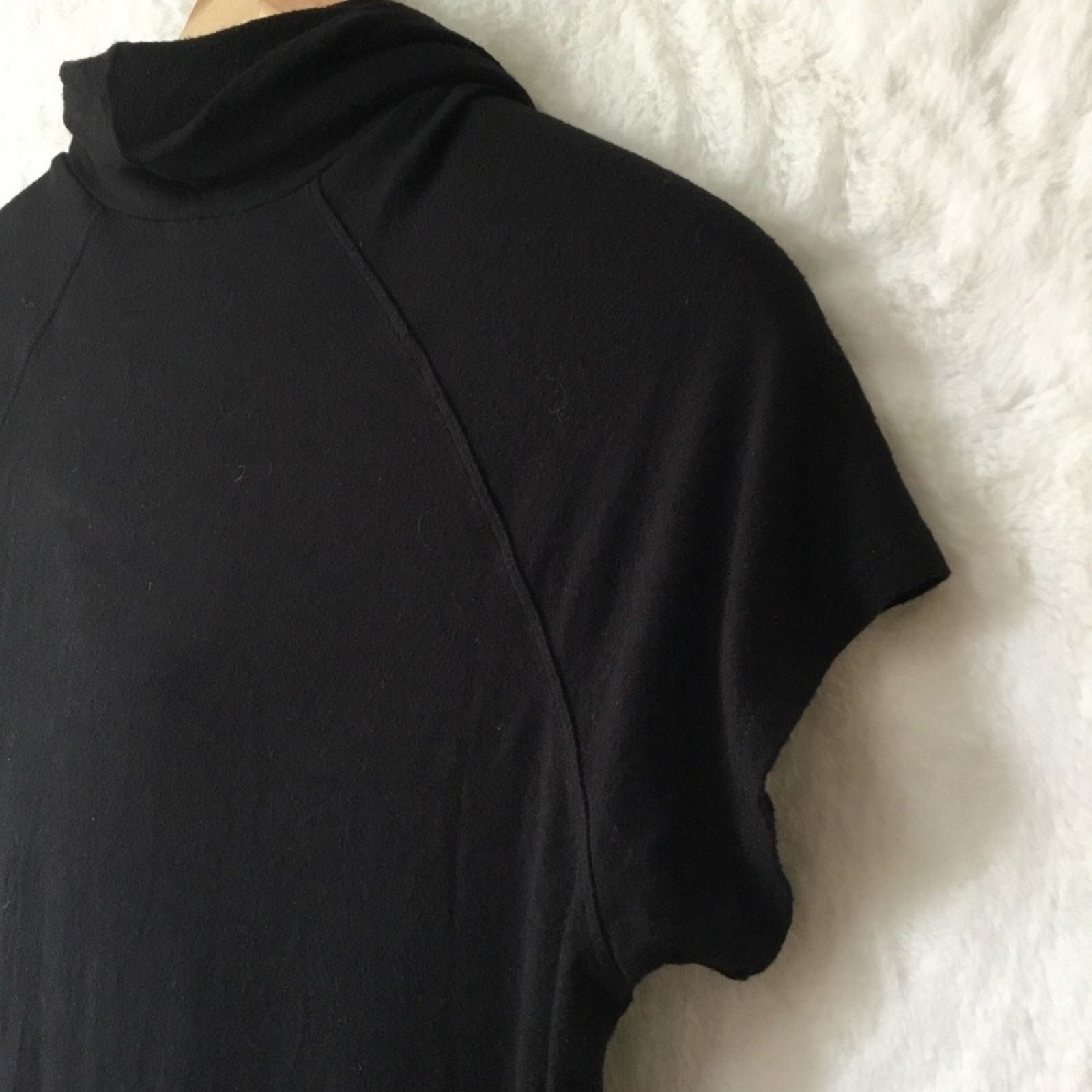 Other Tahari Black Short-Sleeve Cowl Neck Top Size S / US 4 / IT 40 - 11 Thumbnail