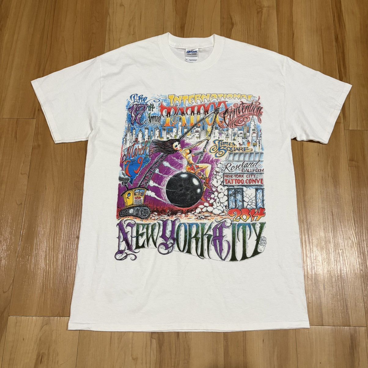 Vintage International tattoo convention 2014 by jack rudy t-shirt Size US M / EU 48-50 / 2 - 1 Thumbnail