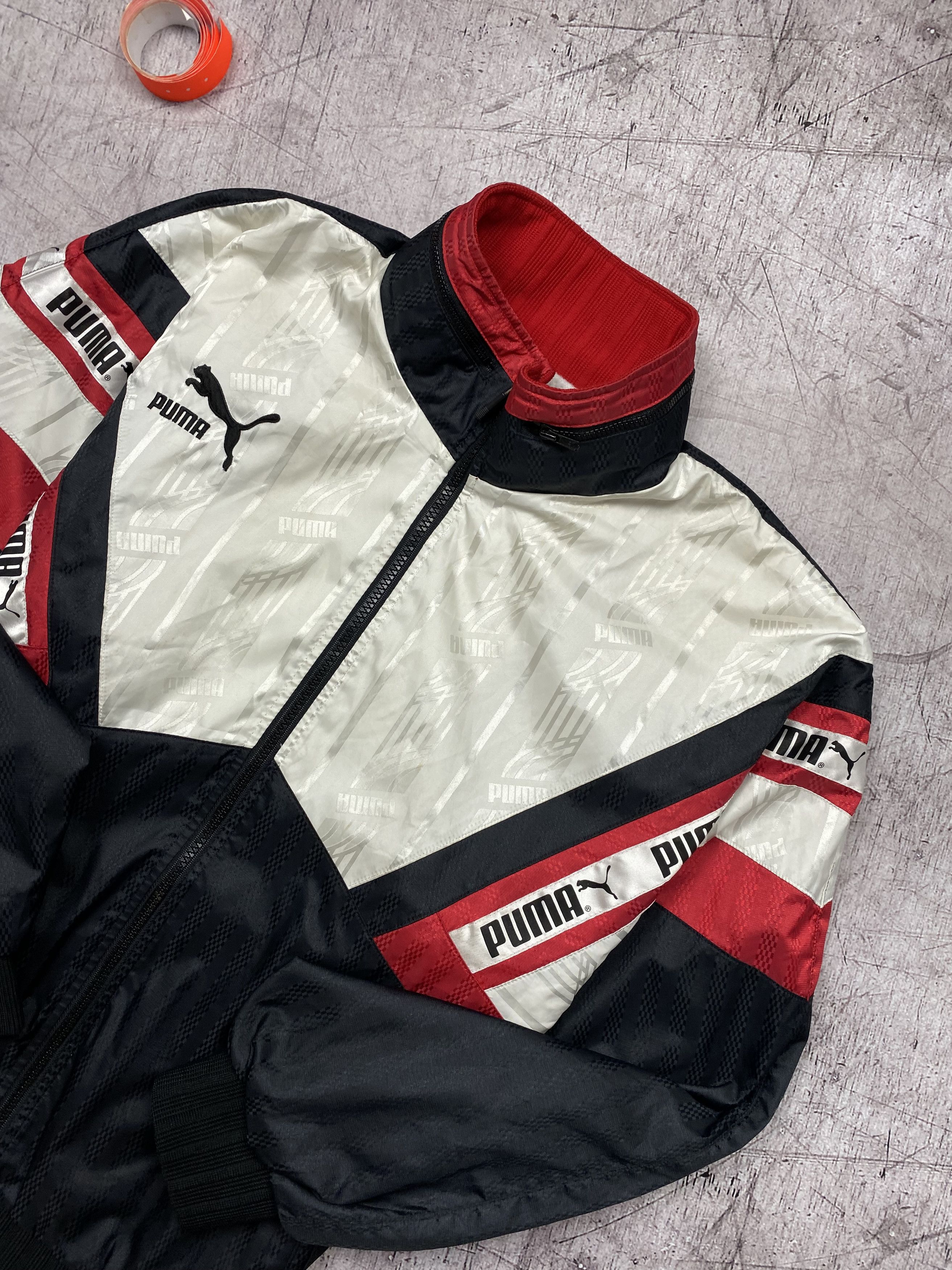 Puma Puma 90s Vintage track top nylon jacket Size US M / EU 48-50 / 2 - 2 Thumbnail