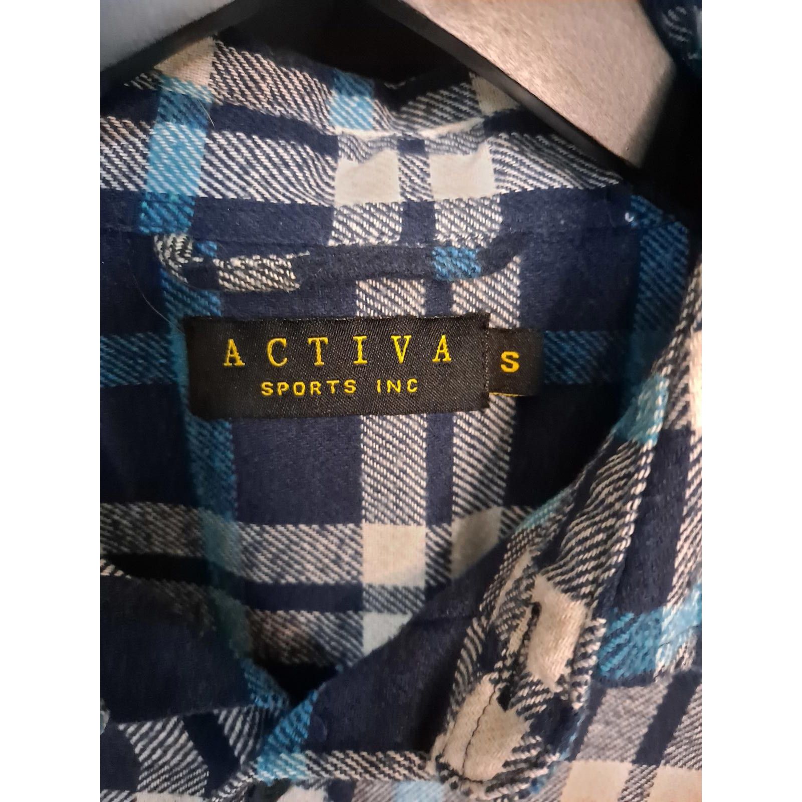 Other Activa Blue and White Flannel Size Small Size US S / EU 44-46 / 1 - 2 Thumbnail