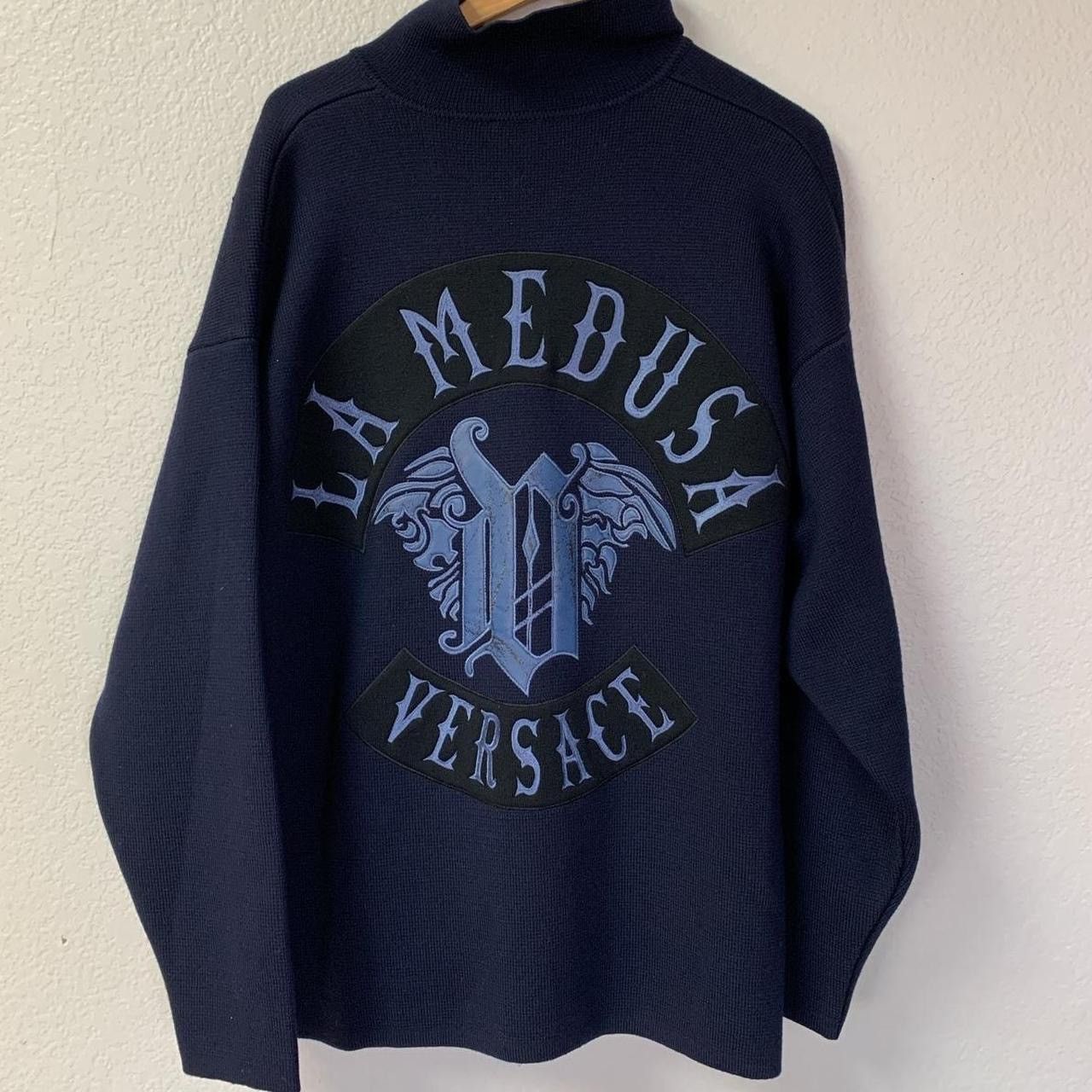 Rare Gianni Versace La Medusa Versace Knit Jacket