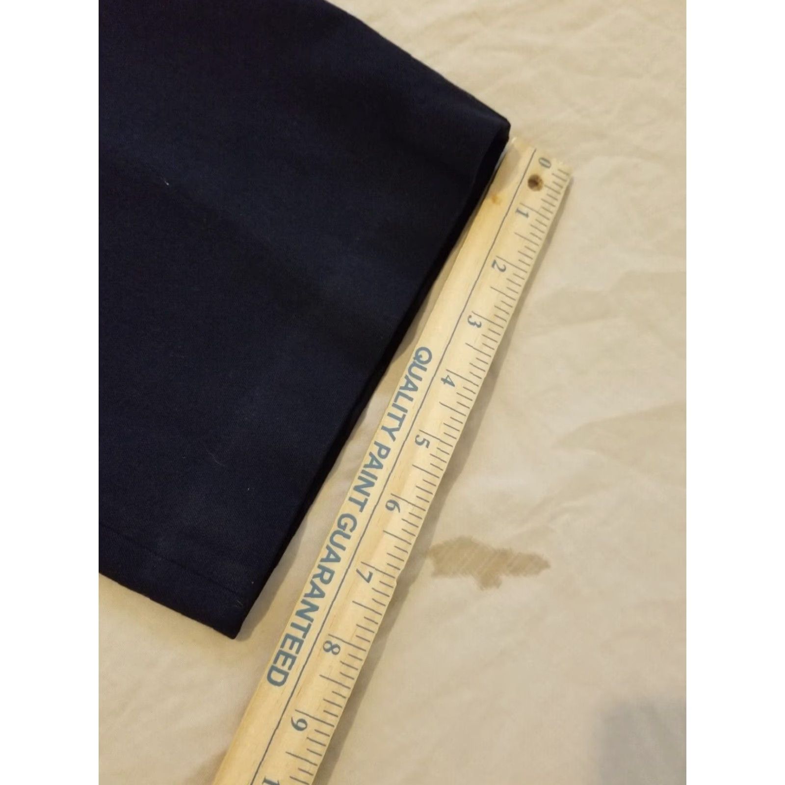 Talbots Womens Talbots Dress Pants 14 Black Cotton Khaki Slack Trouser Stretch Pants Size 36" / US 14 / IT 50 - 8 Thumbnail