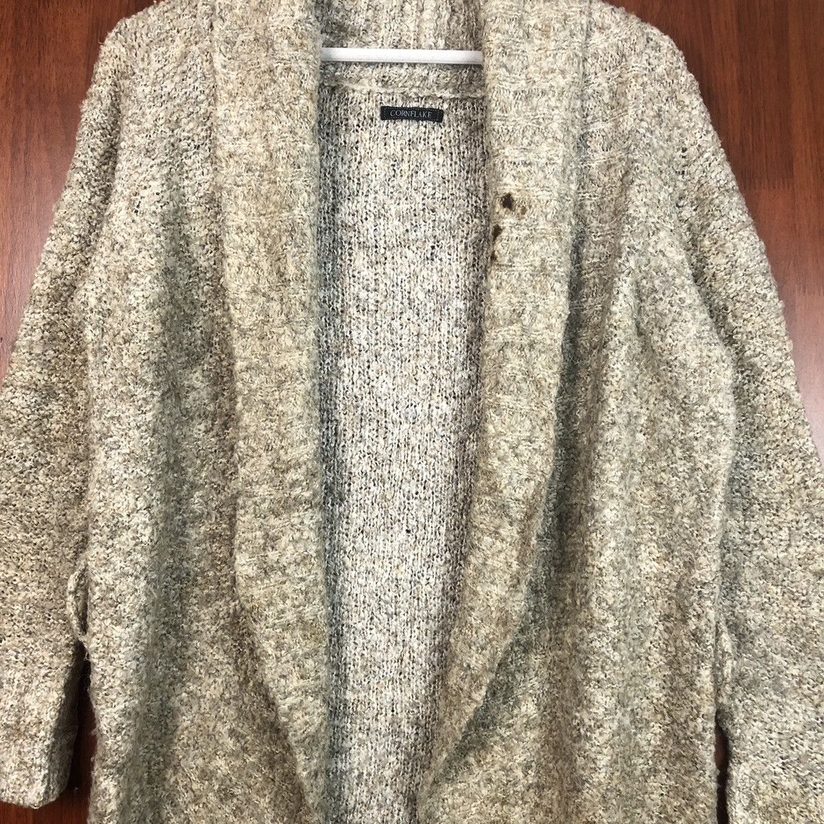 Japanese Brand Corn Flake Brown Cardigan #7496 Size M / US 6-8 / IT 42-44 - 5 Thumbnail