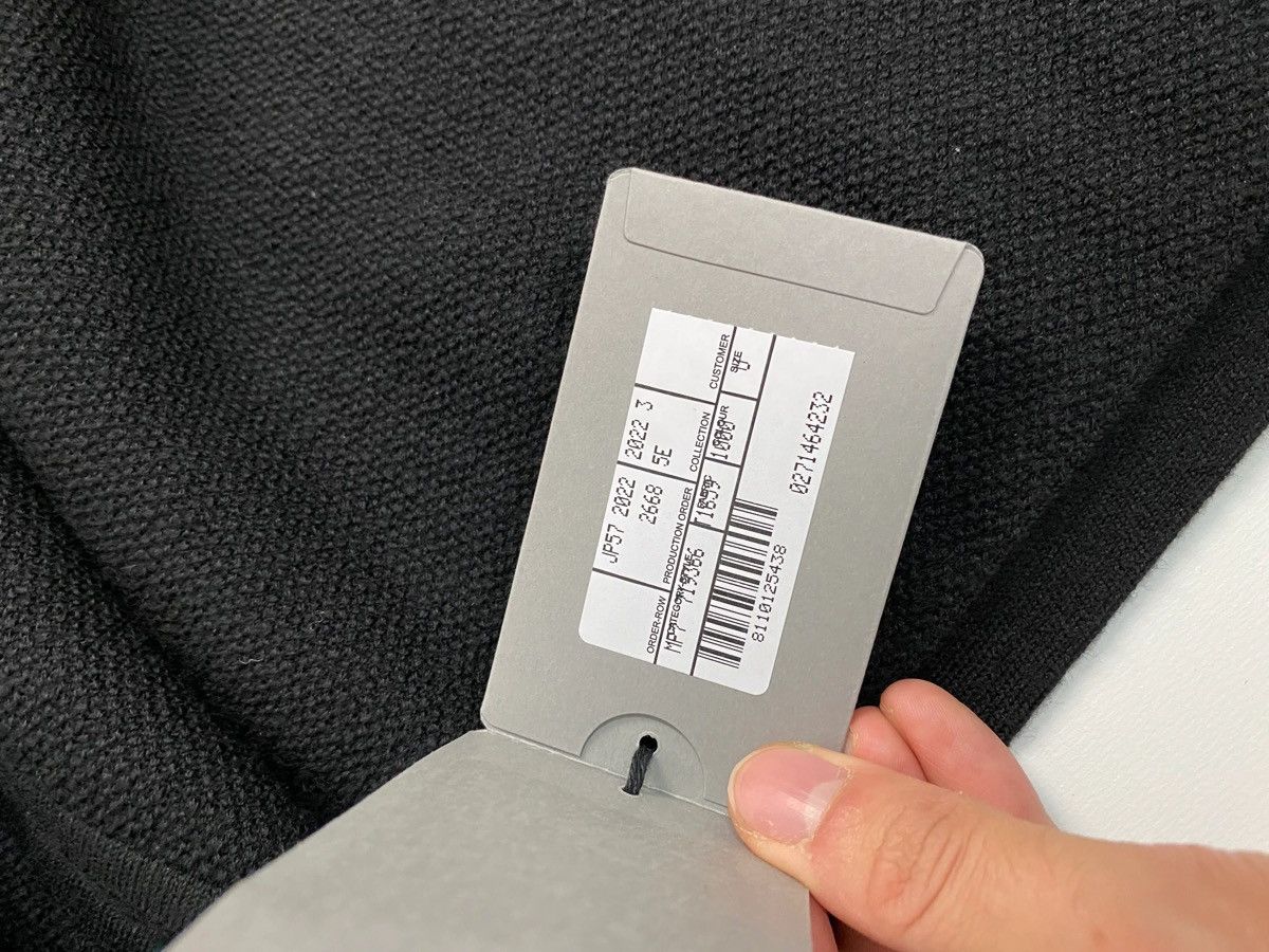 Balenciaga BALENCIAGA AW22 360° SNOWSTORM SHOW RUNWAY CASHMERE TOWEL Size ONE SIZE - 7 Thumbnail