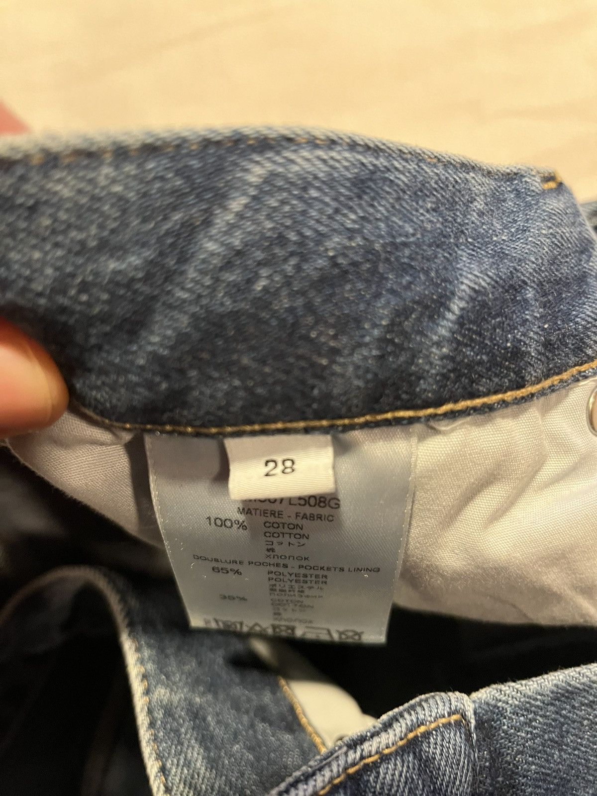 Givenchy Givenchy straight leg print denim pans. Size US 28 / EU 44 - 12 Thumbnail