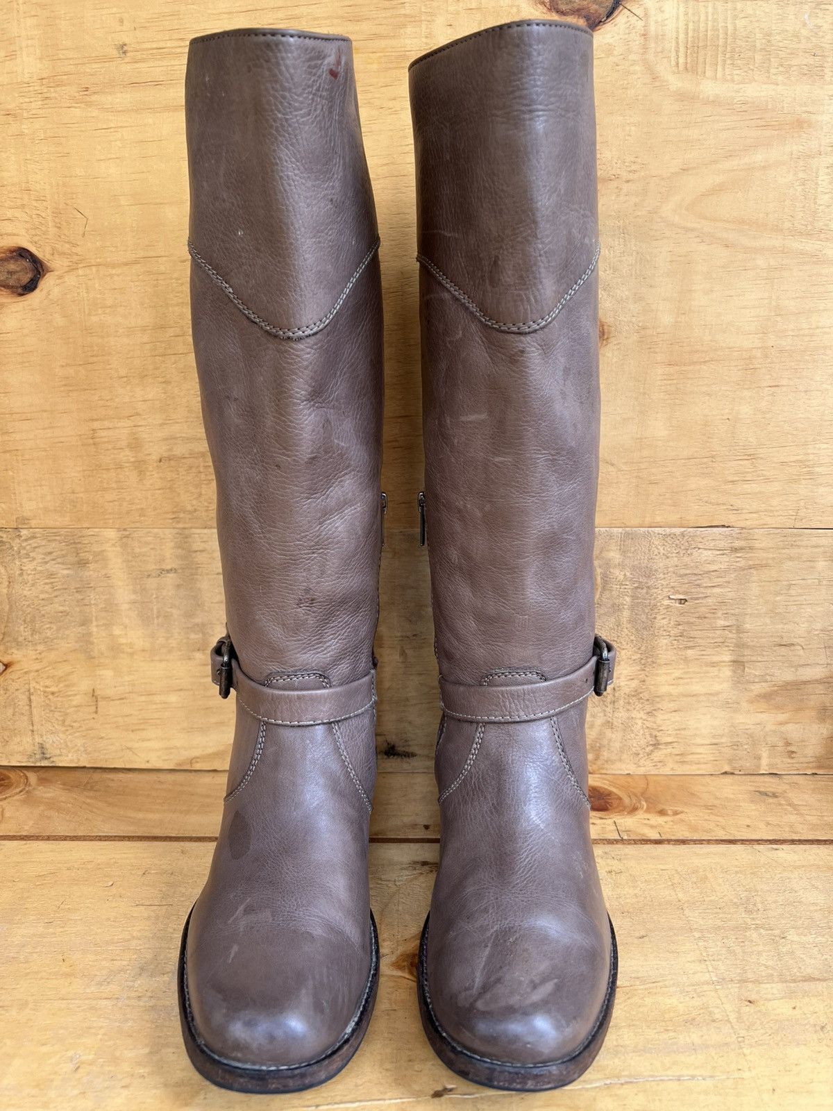 Frye Frye 'Phillip Riding' Tall Dark Brown Leather Boots Size US 8.5 / IT 38.5 - 5 Thumbnail