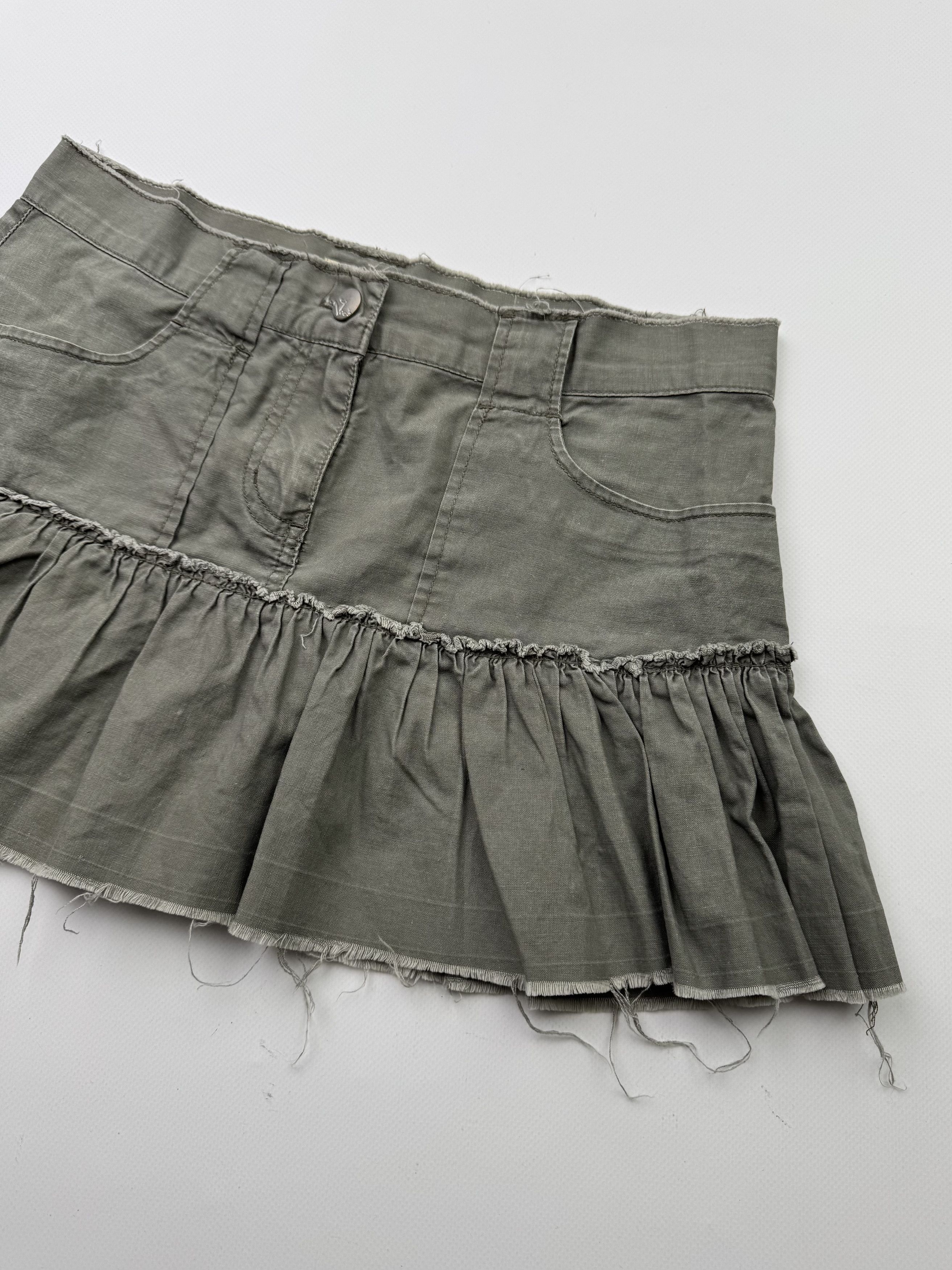 Vintage Vintage Mini Skirt B576(V327)E2 Size 27" / US 4 / IT 40 - 3 Thumbnail