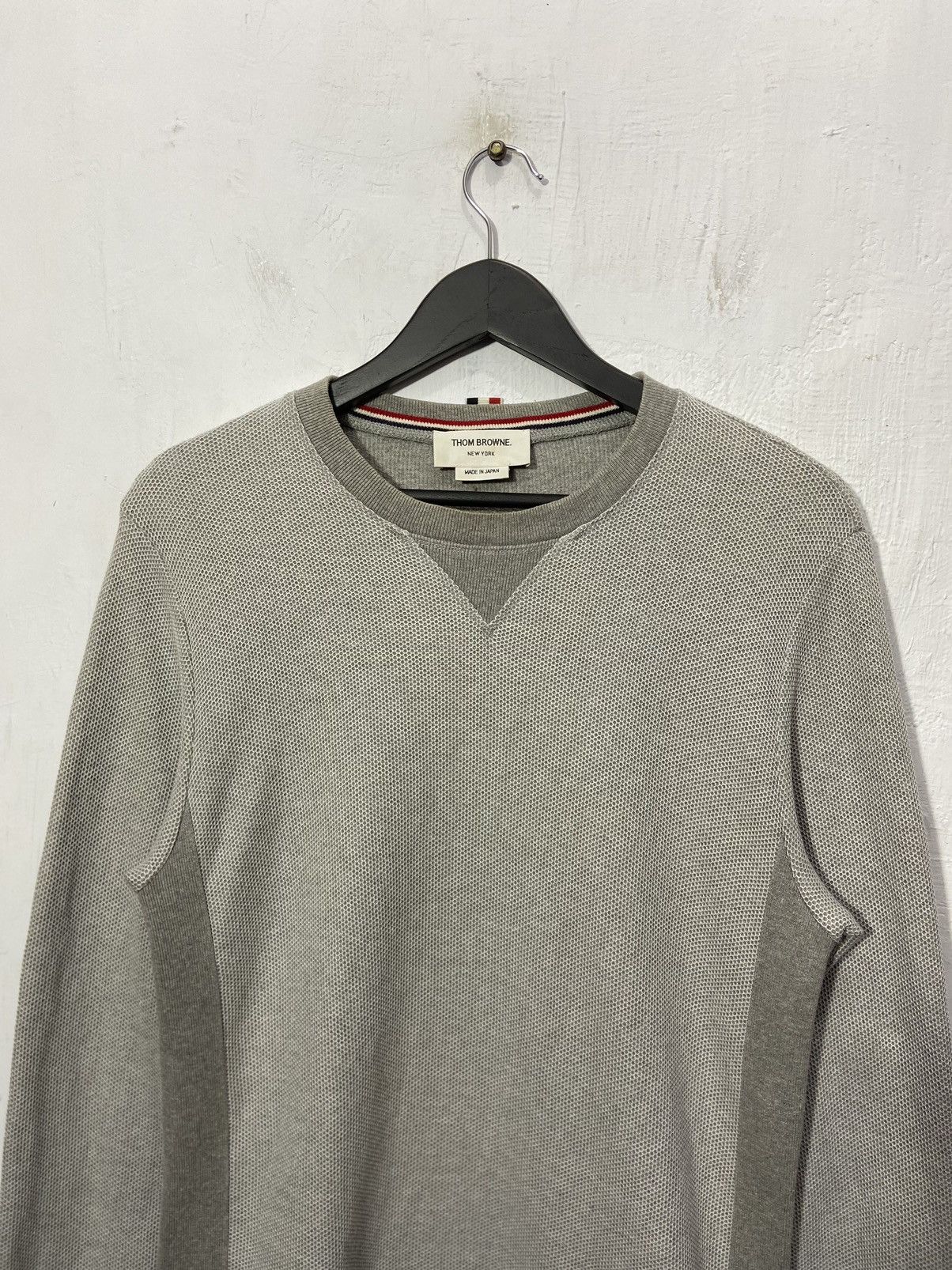 Thom Browne Thom Browne Felpe Grey Sweatshirt Size US M / EU 48-50 / 2 - 2 Thumbnail