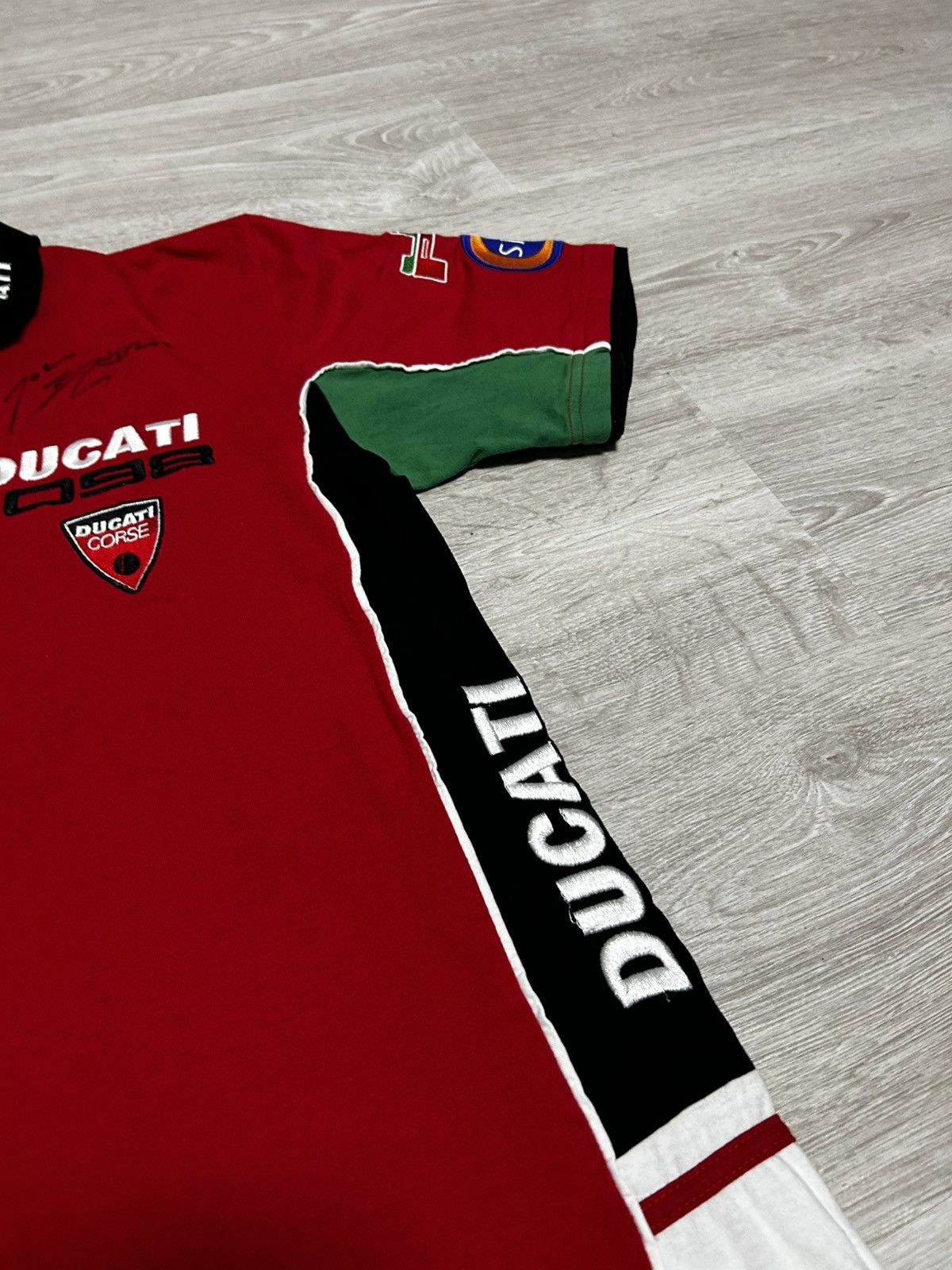 Ducati Vintage Ducati Racing Polo Tshirt 1098 Glinth Enterprises Size US M / EU 48-50 / 2 - 6 Thumbnail