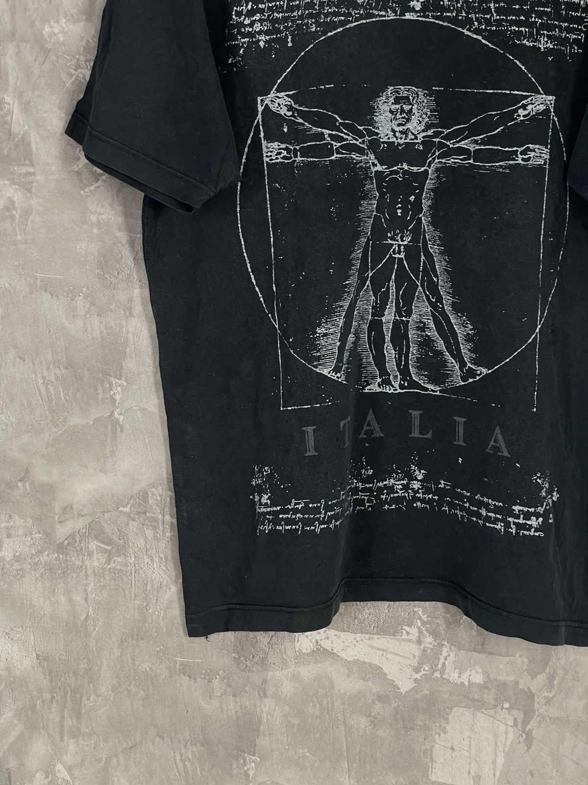 Vintage Leonardo da Vinci Vintage T-Shirt Single Stitch Rare Art Size US XL / EU 56 / 4 - 5 Thumbnail