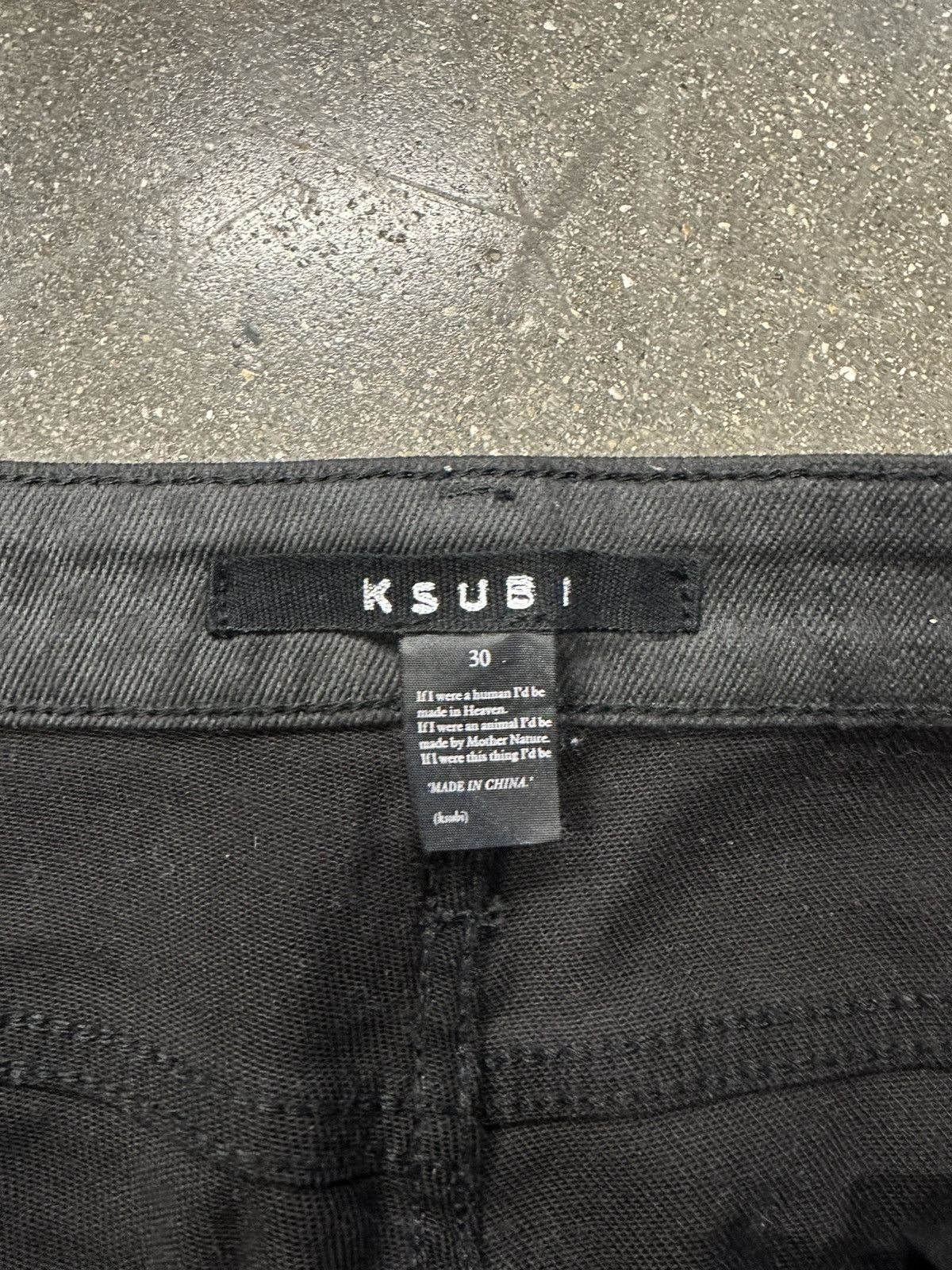 Ksubi Ksubi Denim Jeans Double Knee Black Size US 30 / EU 46 - 3 Thumbnail